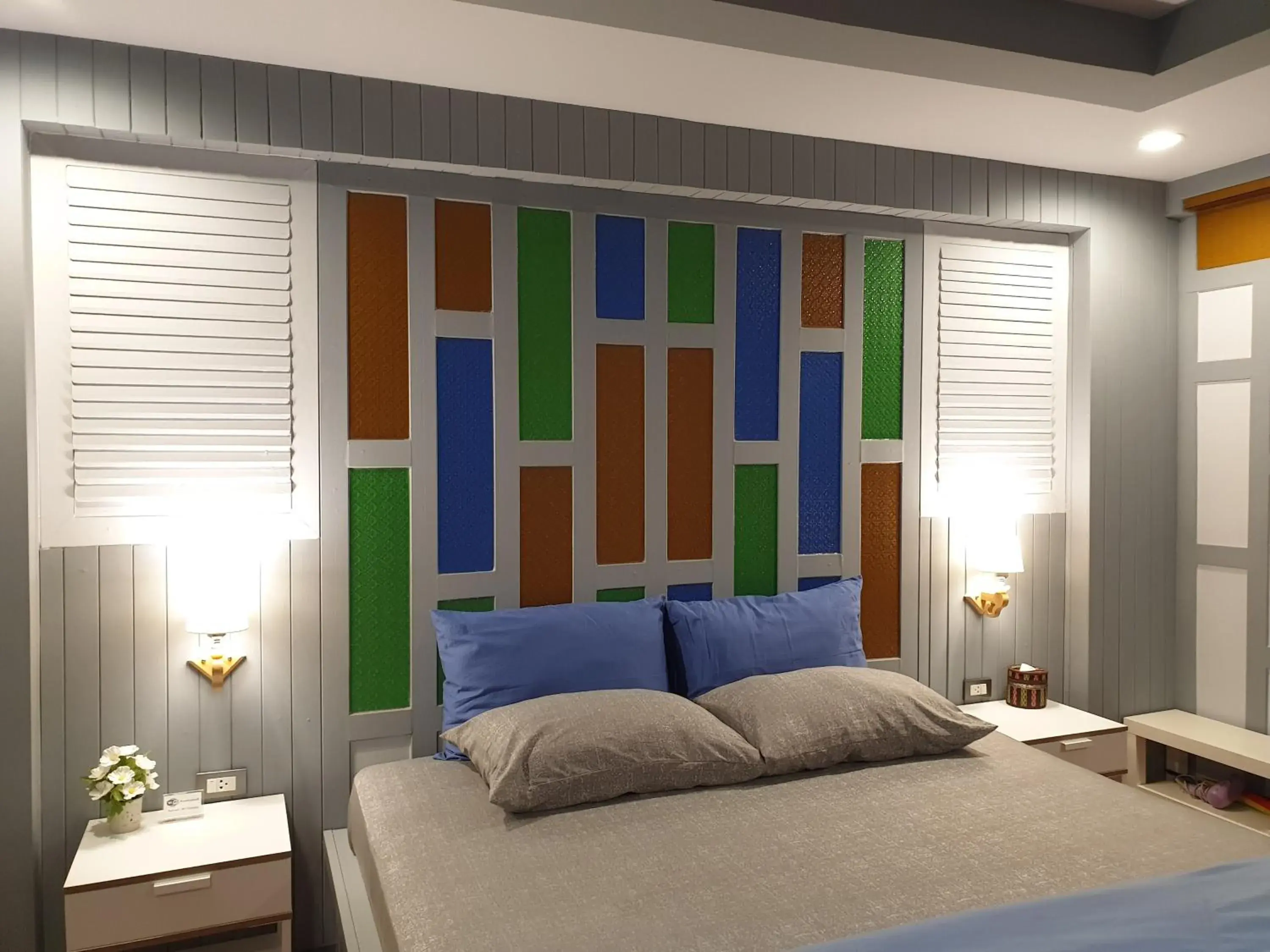 Bed in Baan Baimai Boutique Room Bed in Baan Baimai Boutique Room