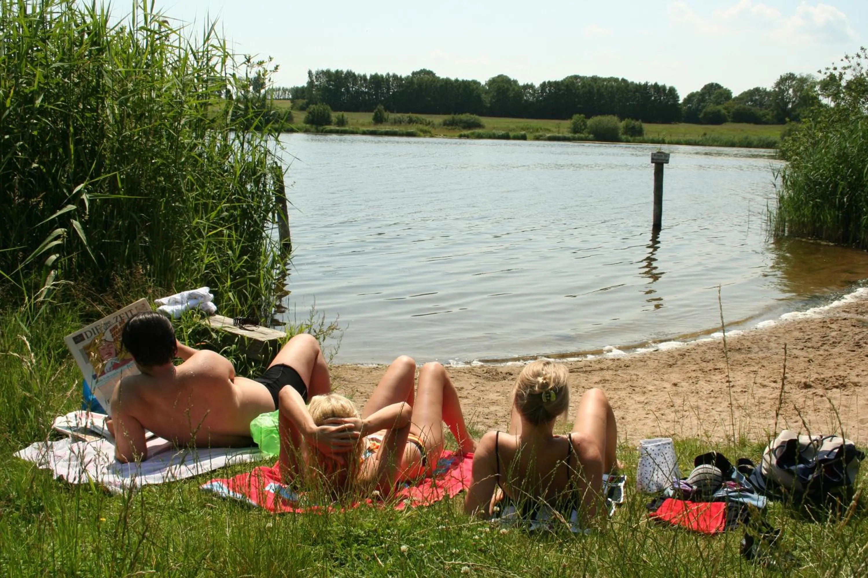Beach in Wohnungen unter Reet
