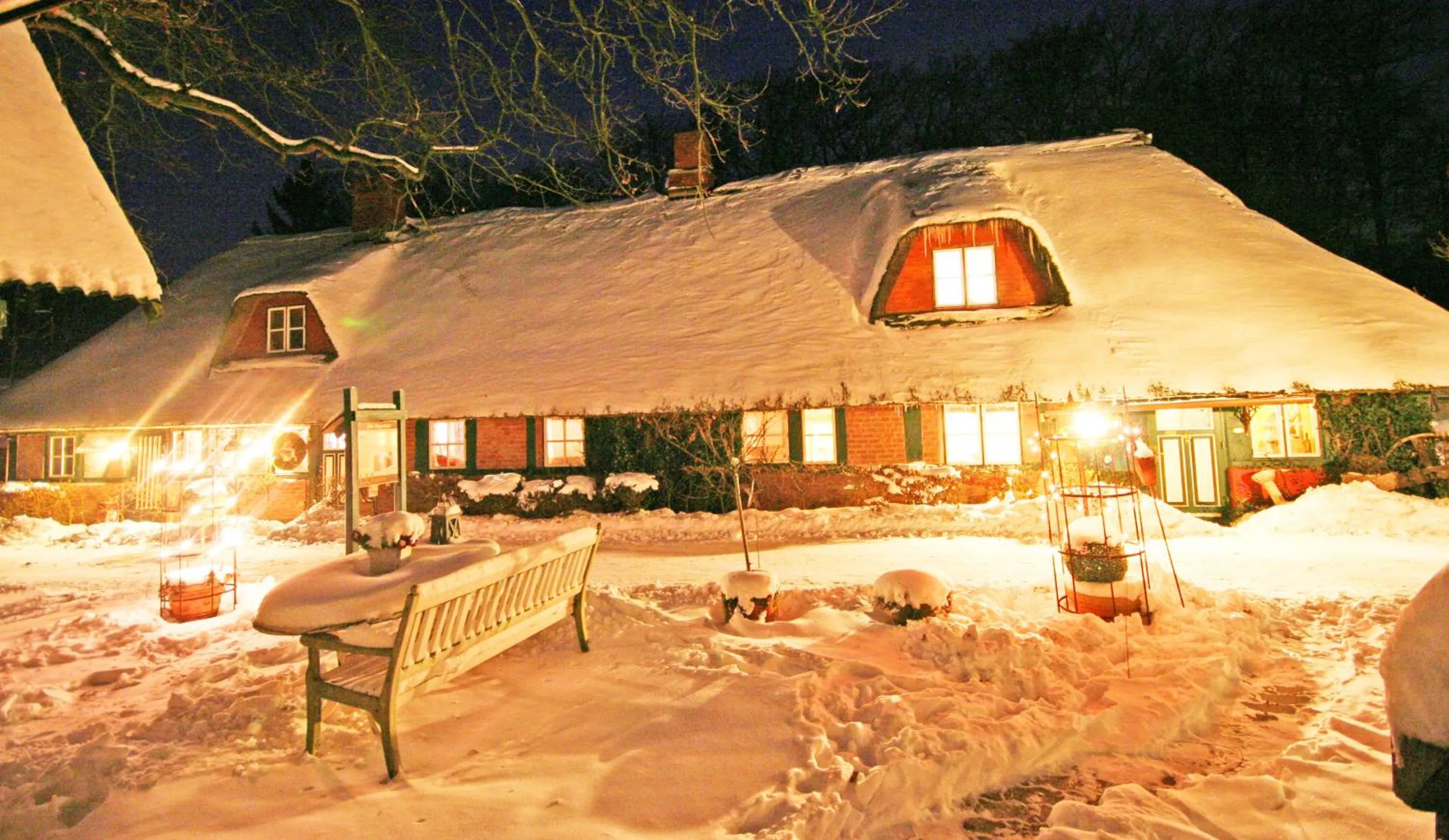 Facade/entrance in Wohnungen unter Reet