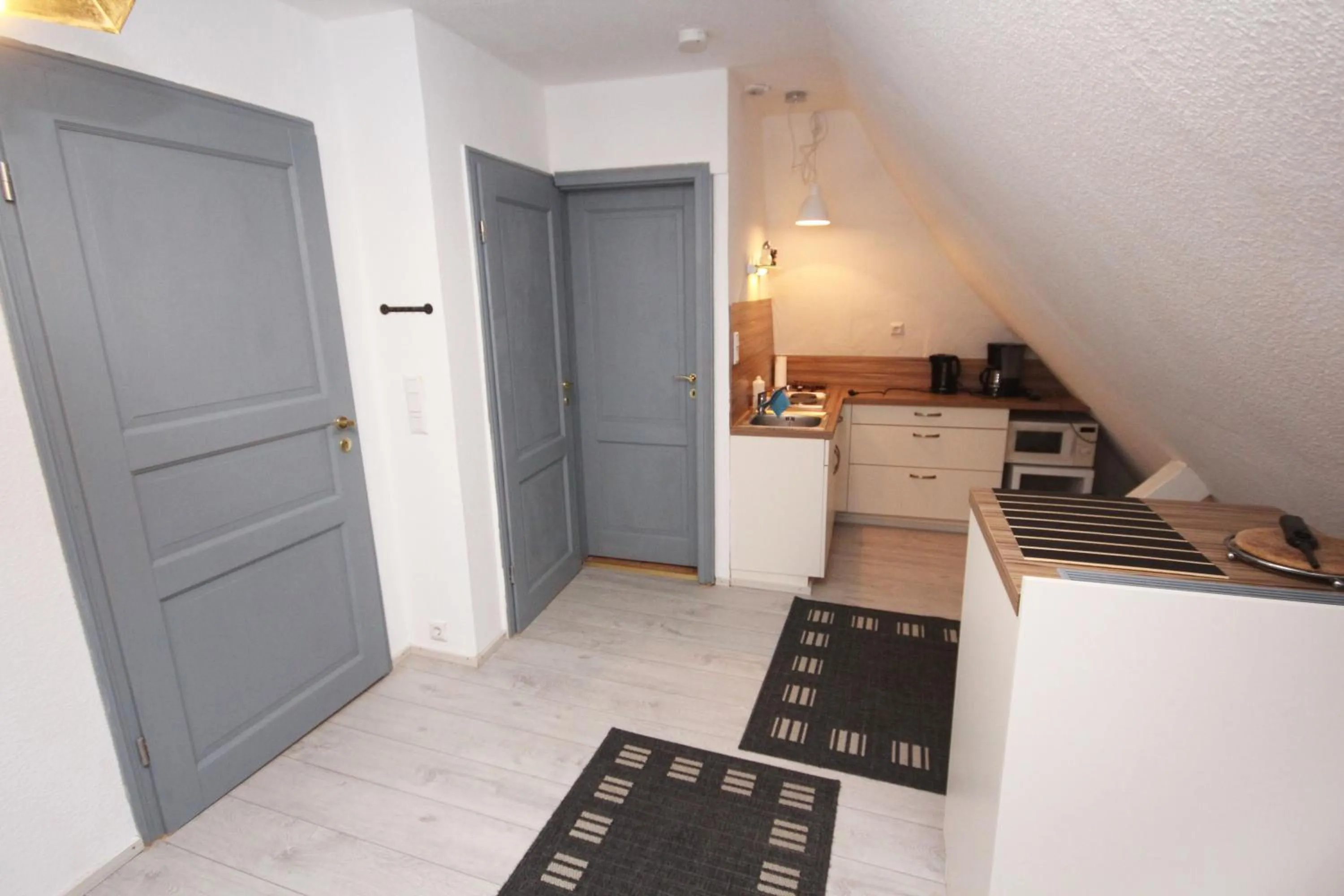 Kitchen or kitchenette in Wohnungen unter Reet