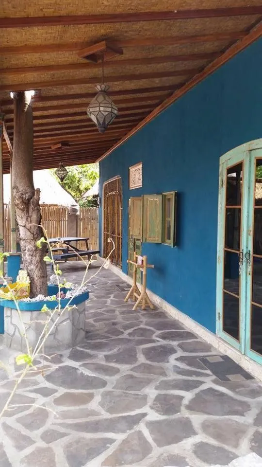 Patio in Elephant House and Bungalows Gili Air