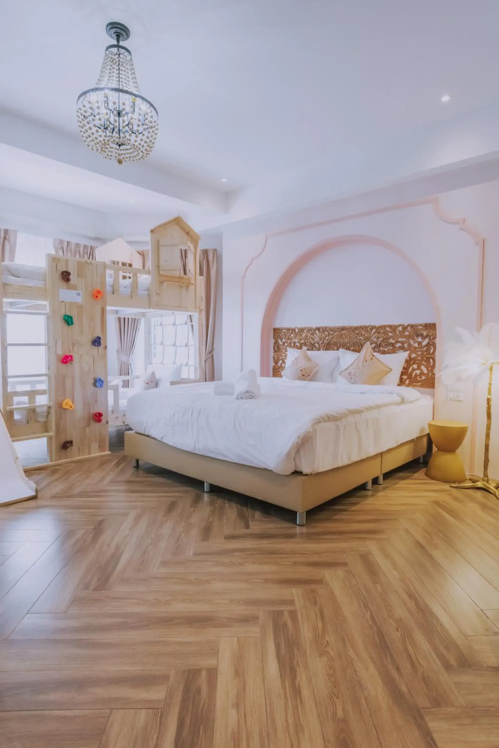 Bed in Ma Muan Budget & Boutique Chiang Mai Bed in Ma Muan Budget & Boutique Chiang Mai