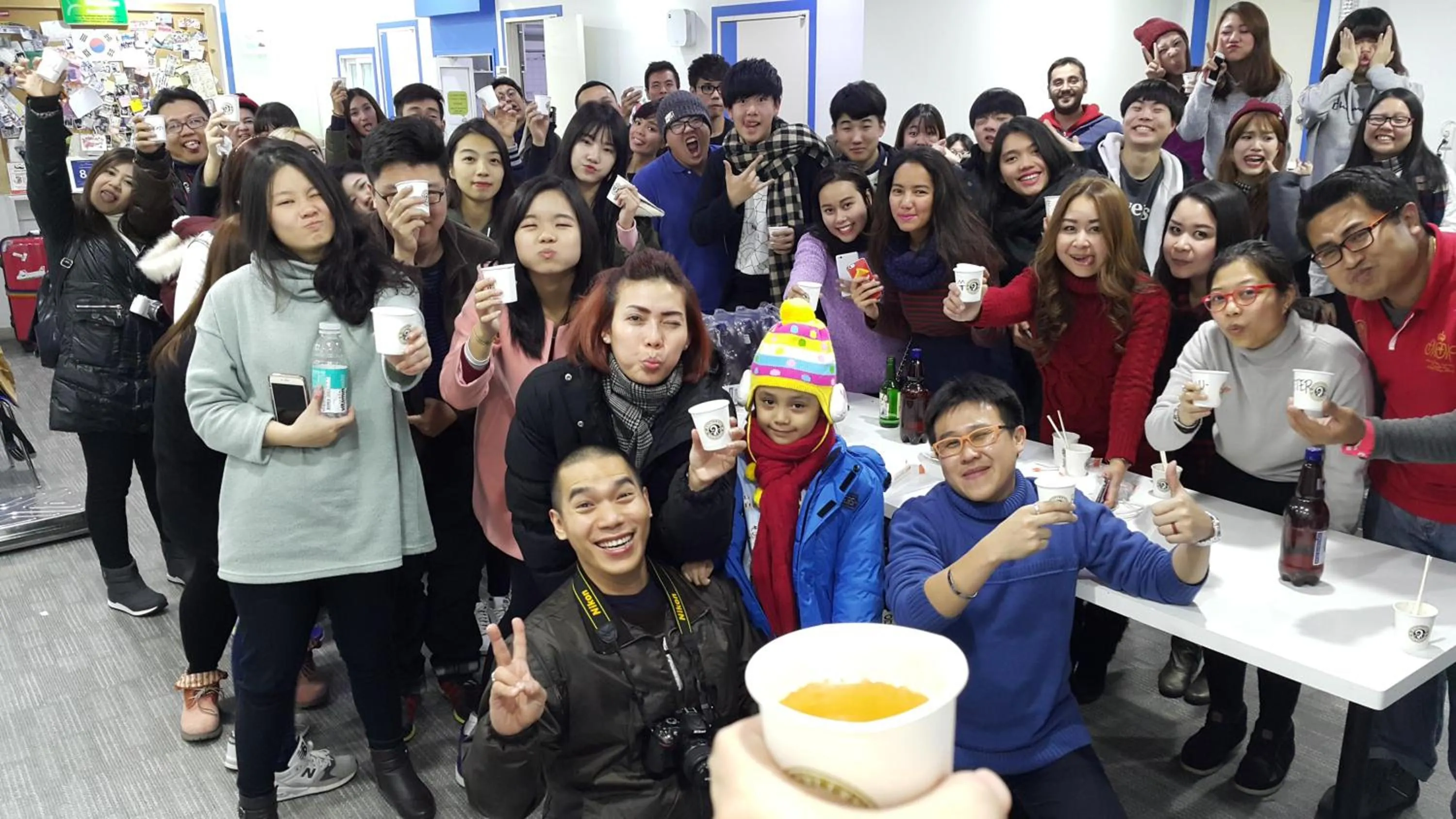 Communal lounge/ TV room in Namsan Guesthouse