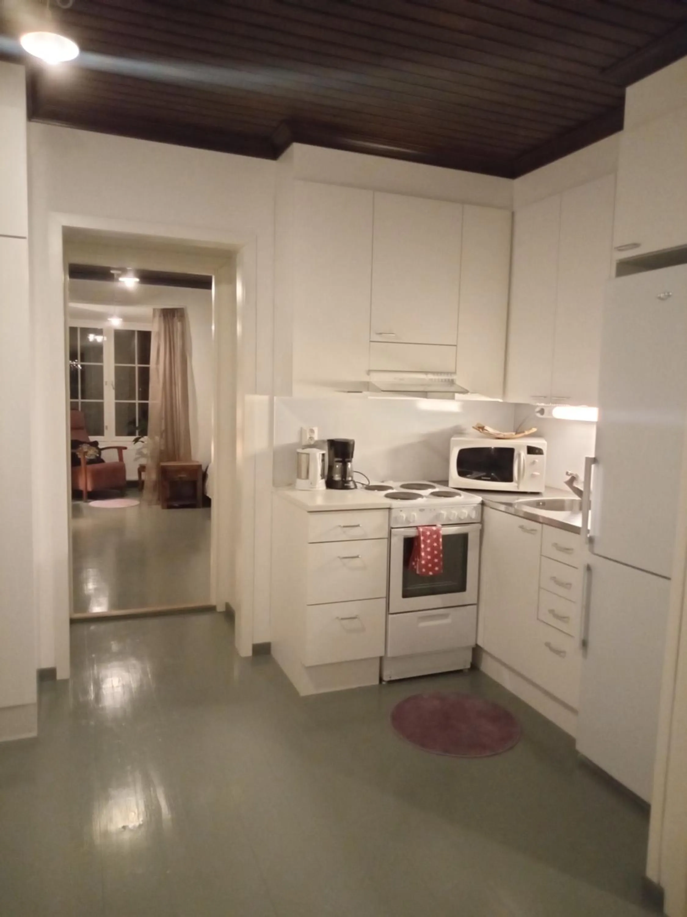 Kitchen or kitchenette in Warkhaus Apartments Korpela