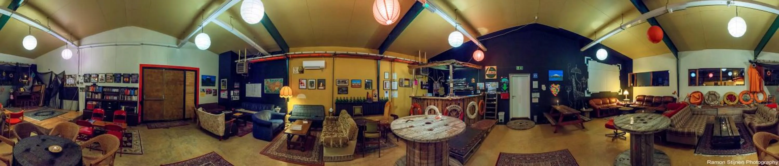 Library in The Freezer Hostel & Culture Center