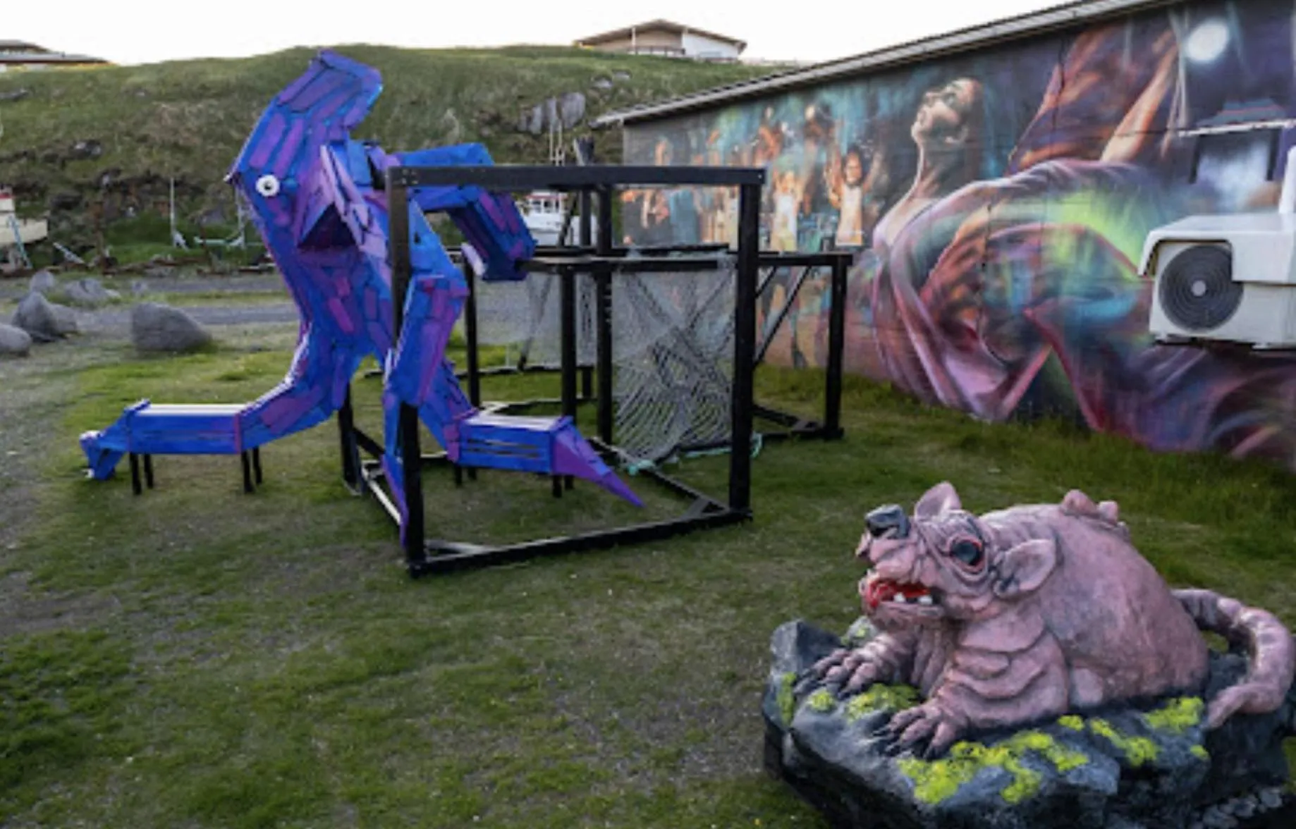 Children play ground in The Freezer Hostel & Culture Center