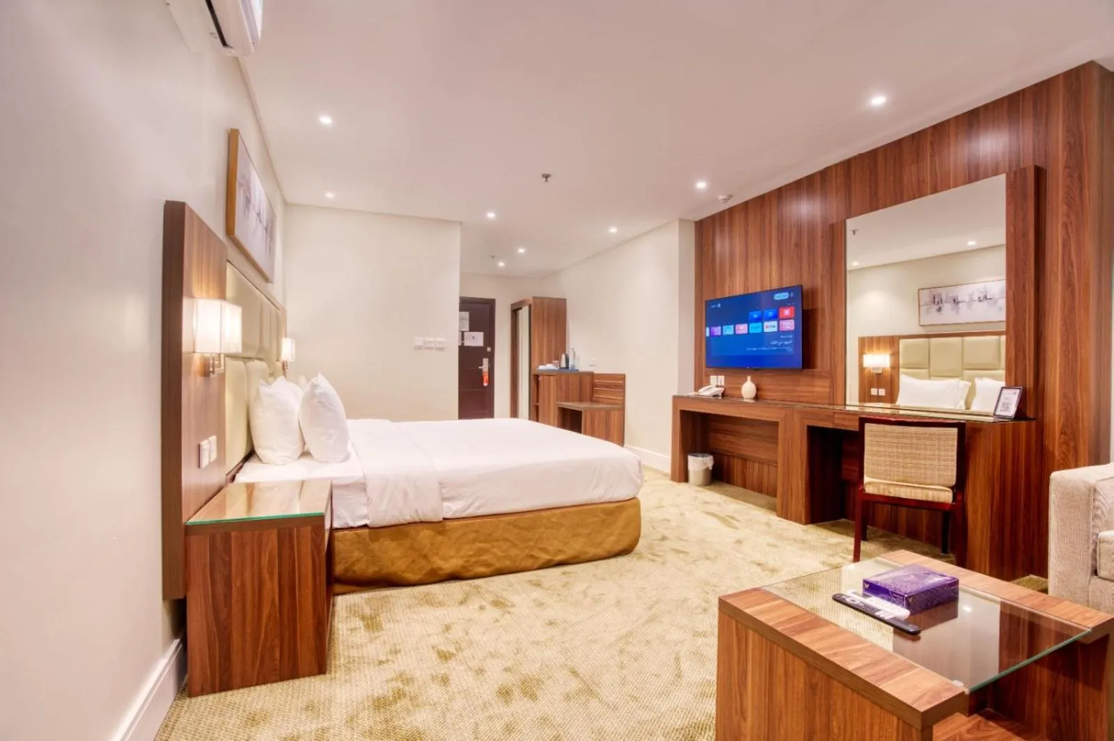 Decorative detail, Bed in Quiet Dreams - Serviced Apartments Al-Nour Branch