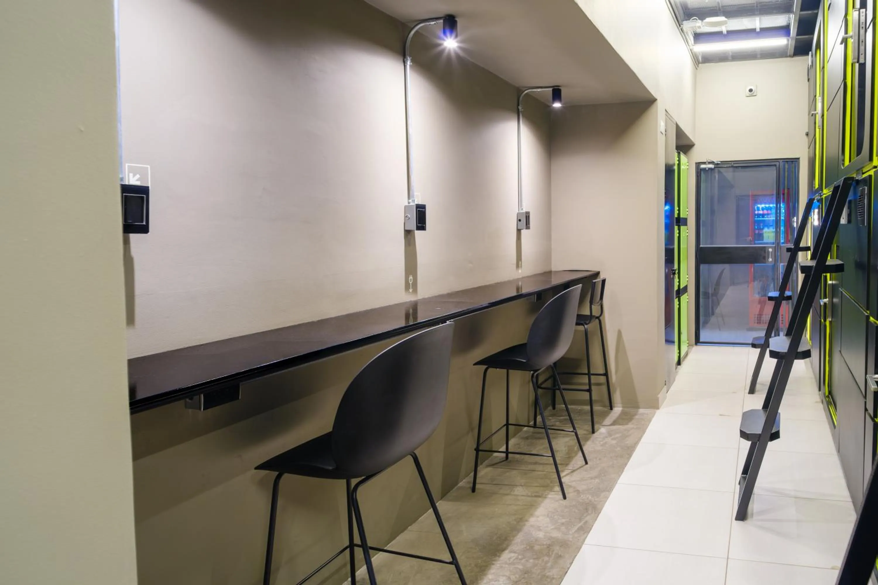 Seating area in Hostel Joy Calle 85