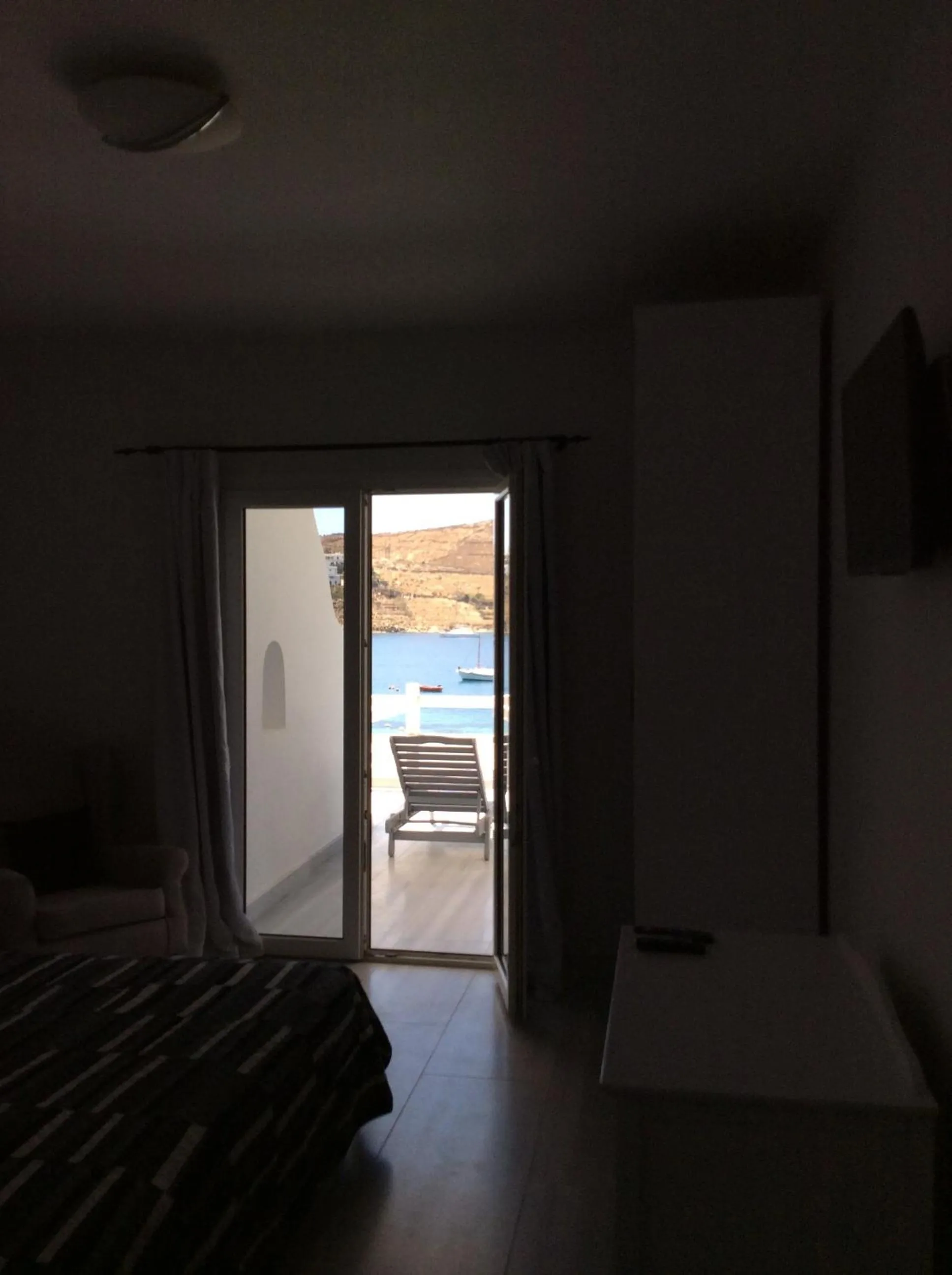 View (from property/room), Bed in Sailinn Mykonos