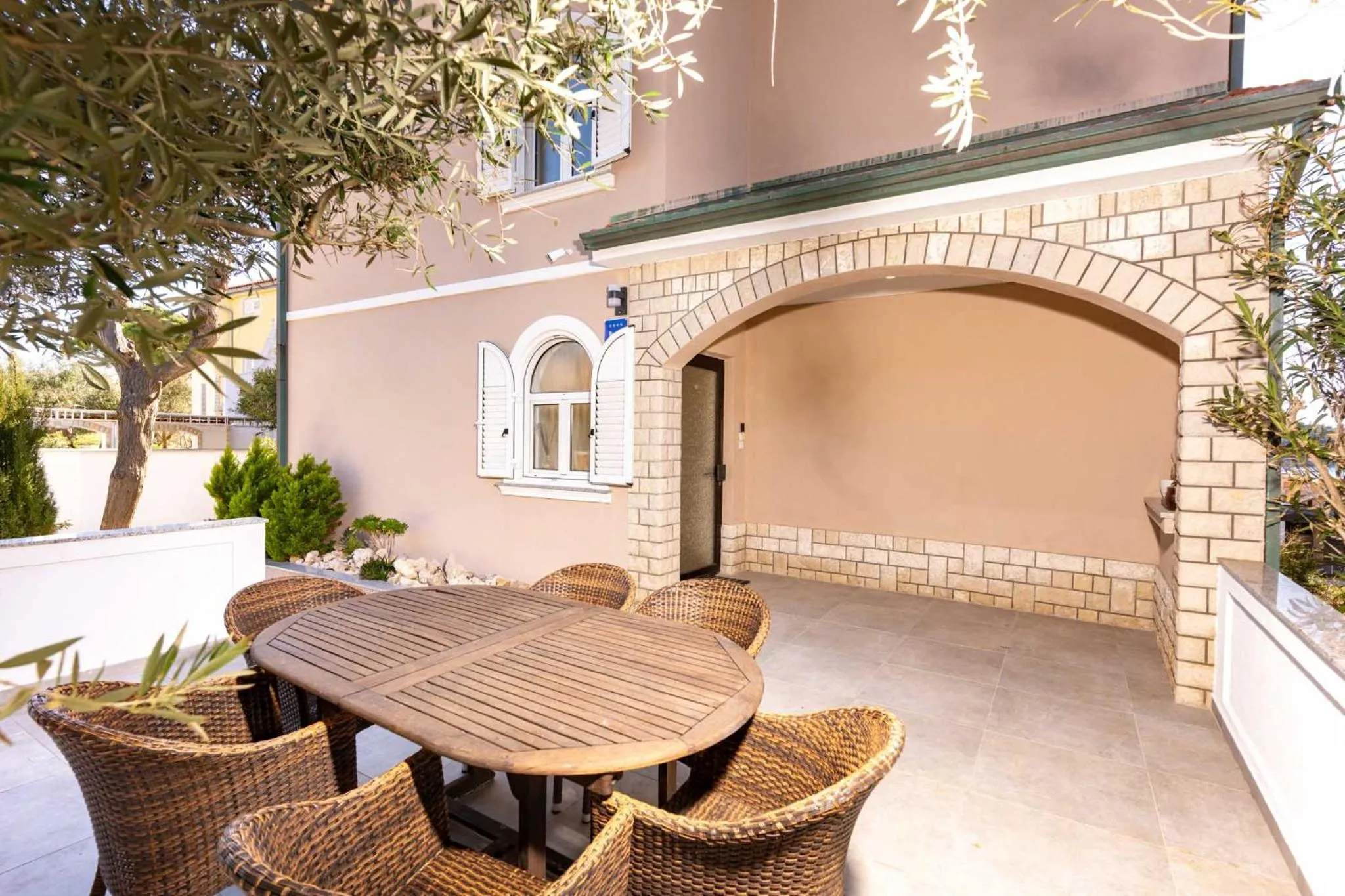 Patio in Apartments Casa Barbara