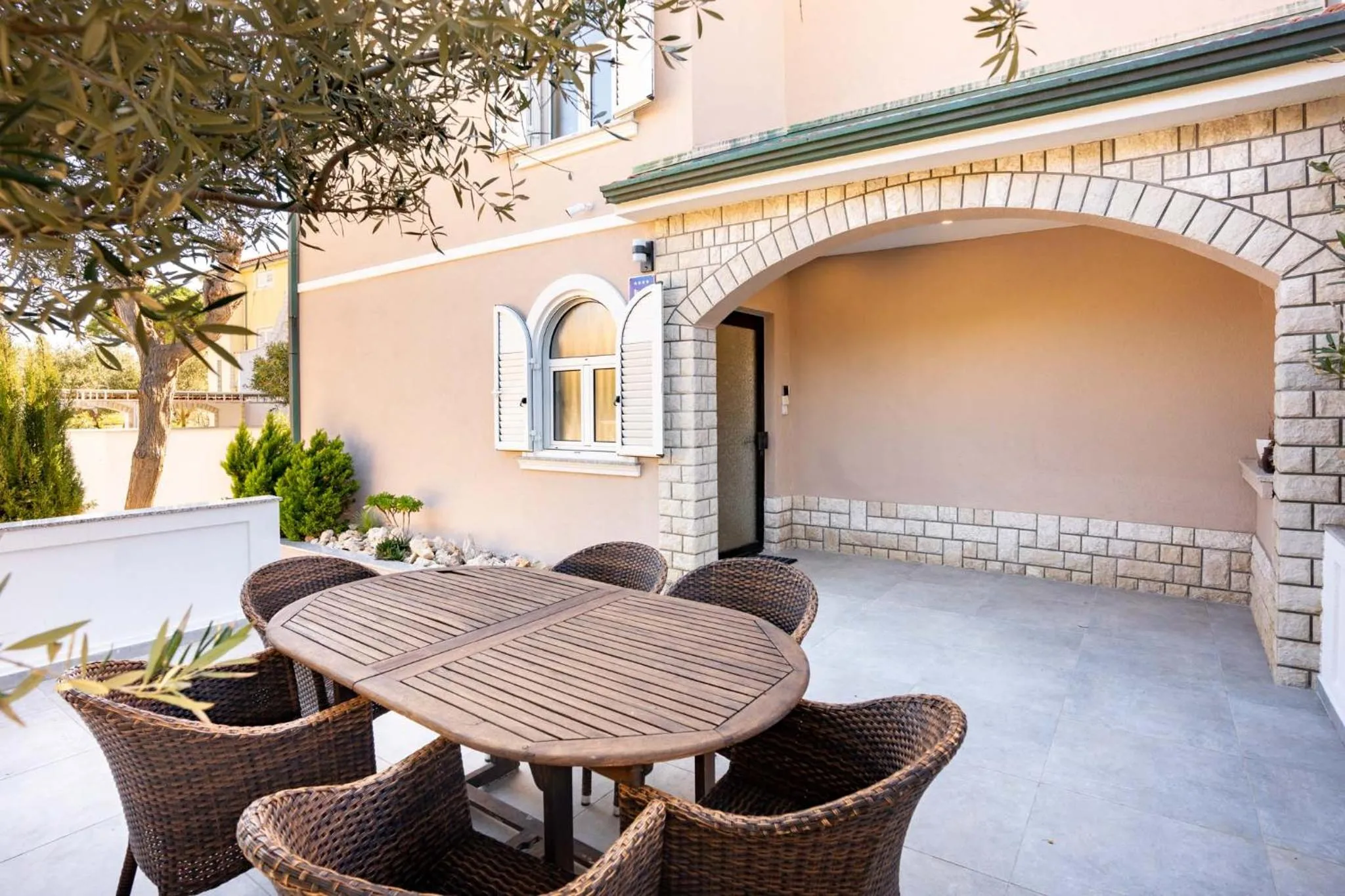 Patio in Apartments Casa Barbara