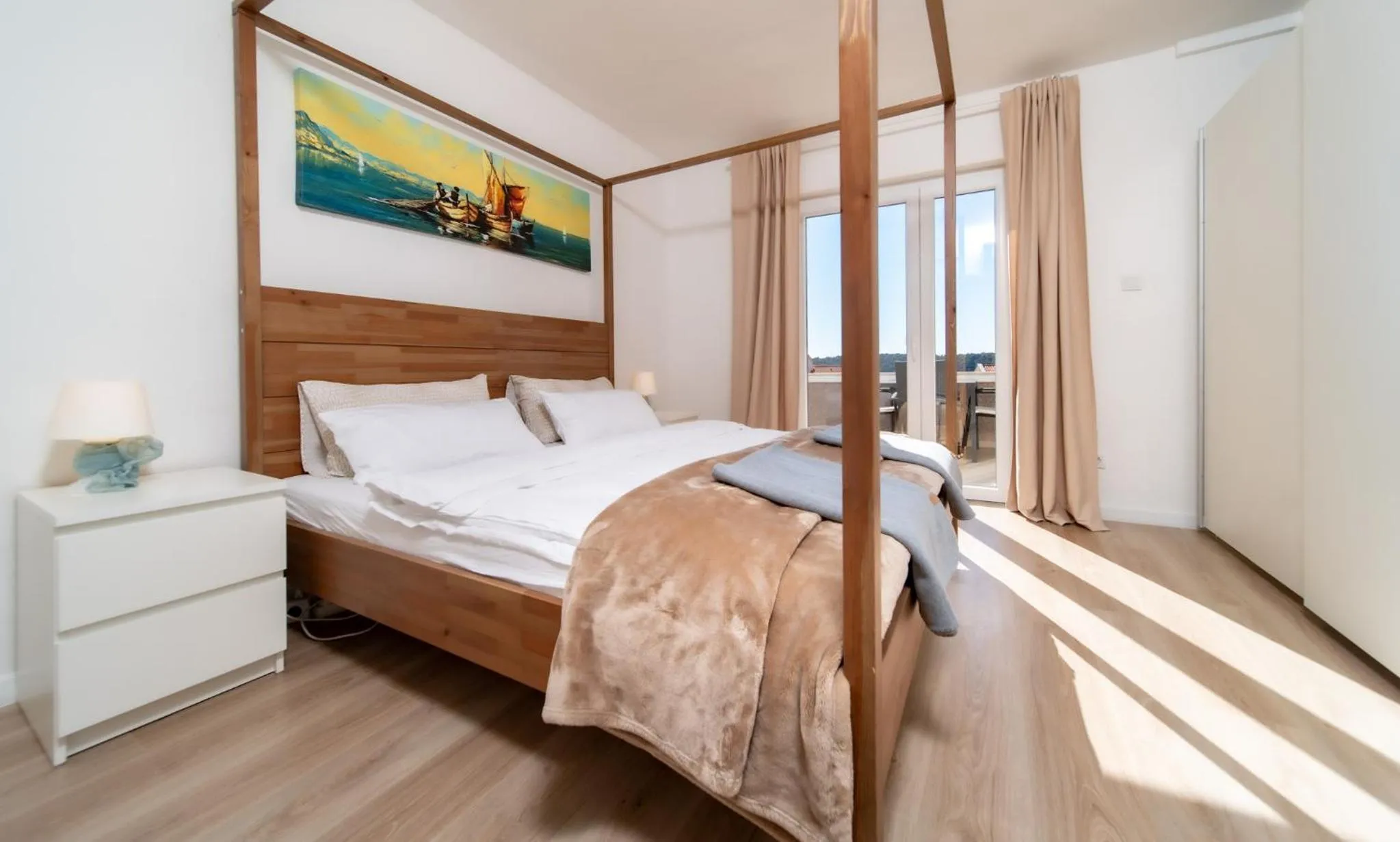 Bed in Apartments Casa Barbara