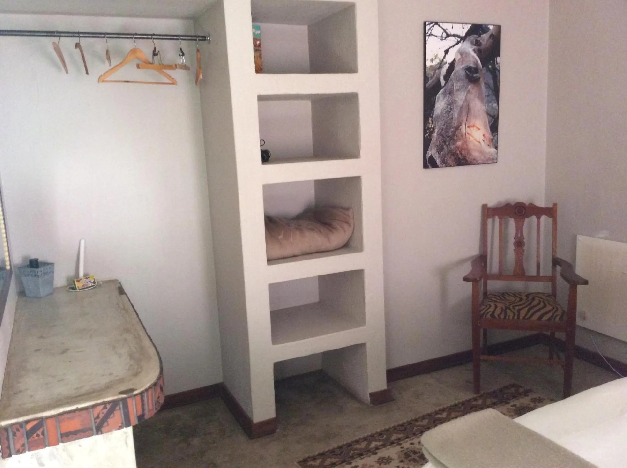 Decorative detail, Bed in 278 on Main