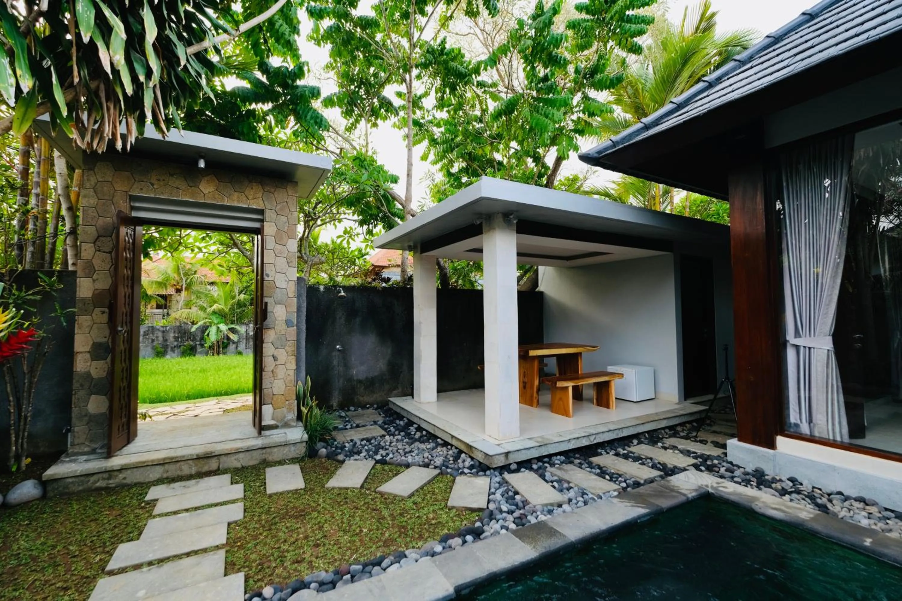 Garden view in Wana Karsa The Villas Ubud