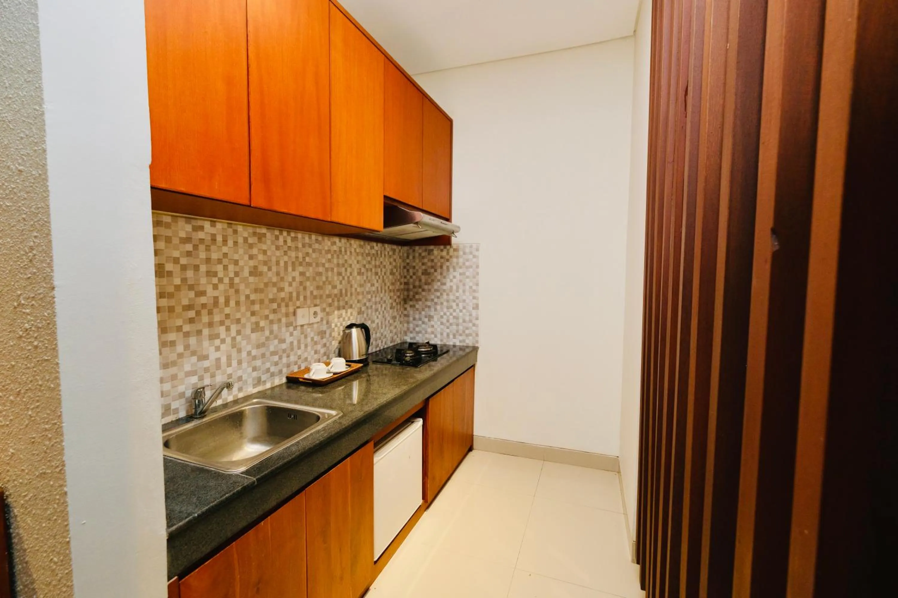 Kitchen or kitchenette in Wana Karsa The Villas Ubud