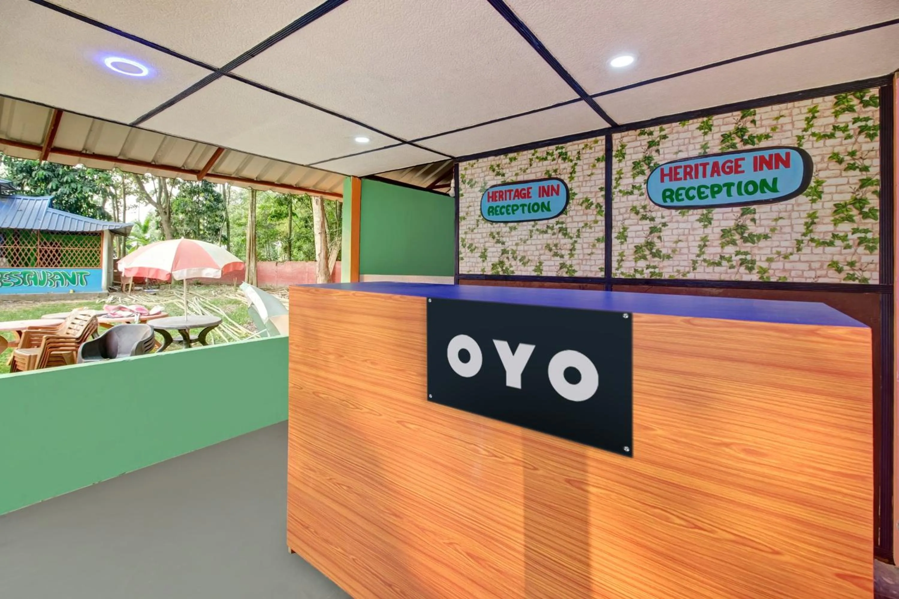 Lobby or reception in Hotel O Heritage Nest Resort Kazirnga