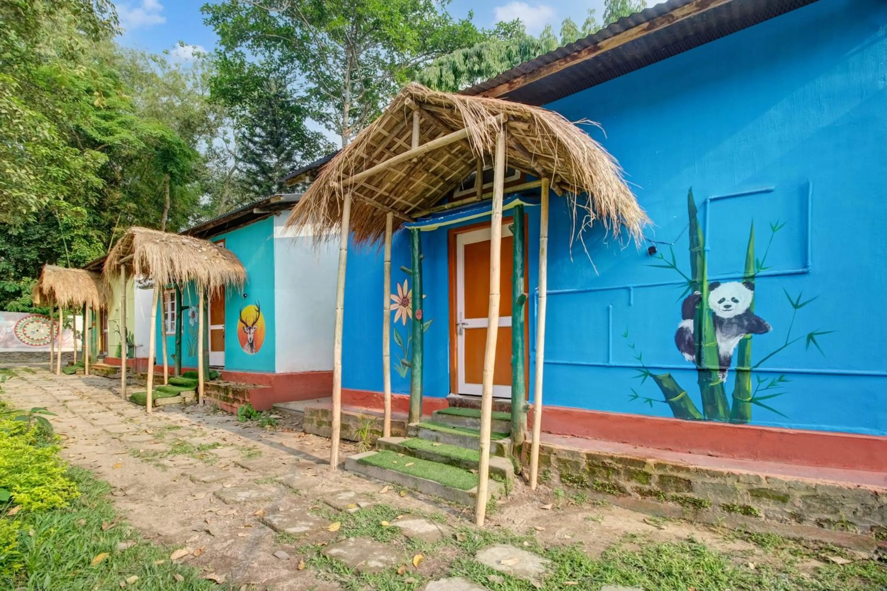 Facade/entrance in Hotel O Heritage Nest Resort Kazirnga