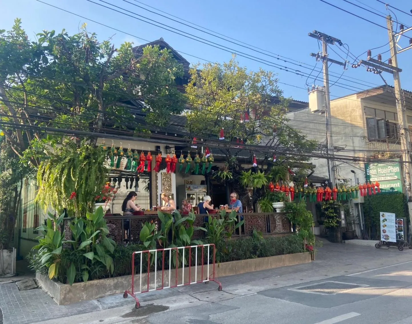 Balcony/Terrace in Baan Huenphen Boutique Hotel