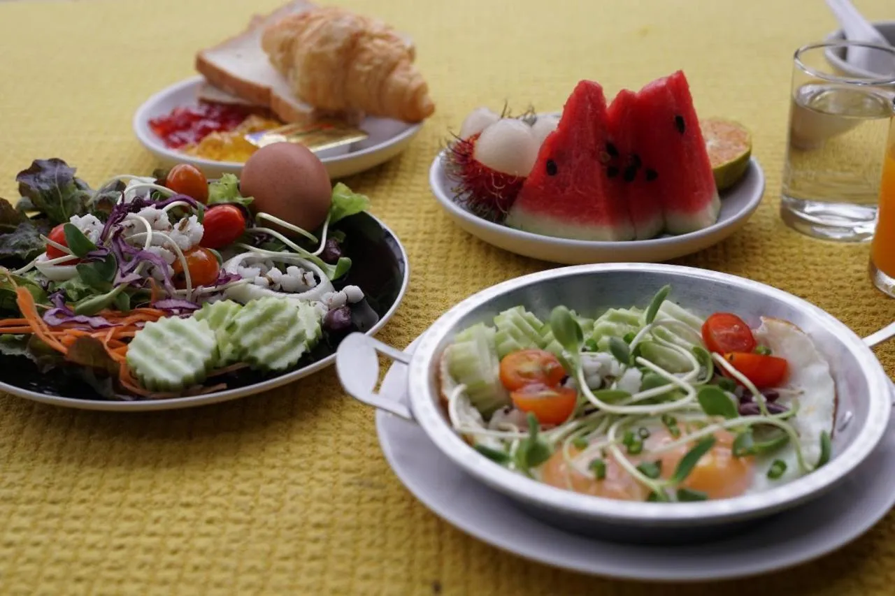 Breakfast in Baan Huenphen Boutique Hotel