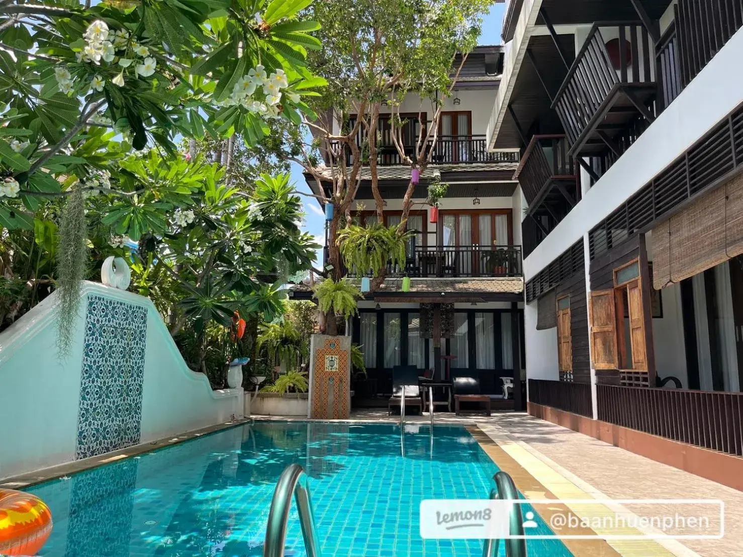 Swimming pool in Baan Huenphen Boutique Hotel Swimming pool in Baan Huenphen Boutique Hotel