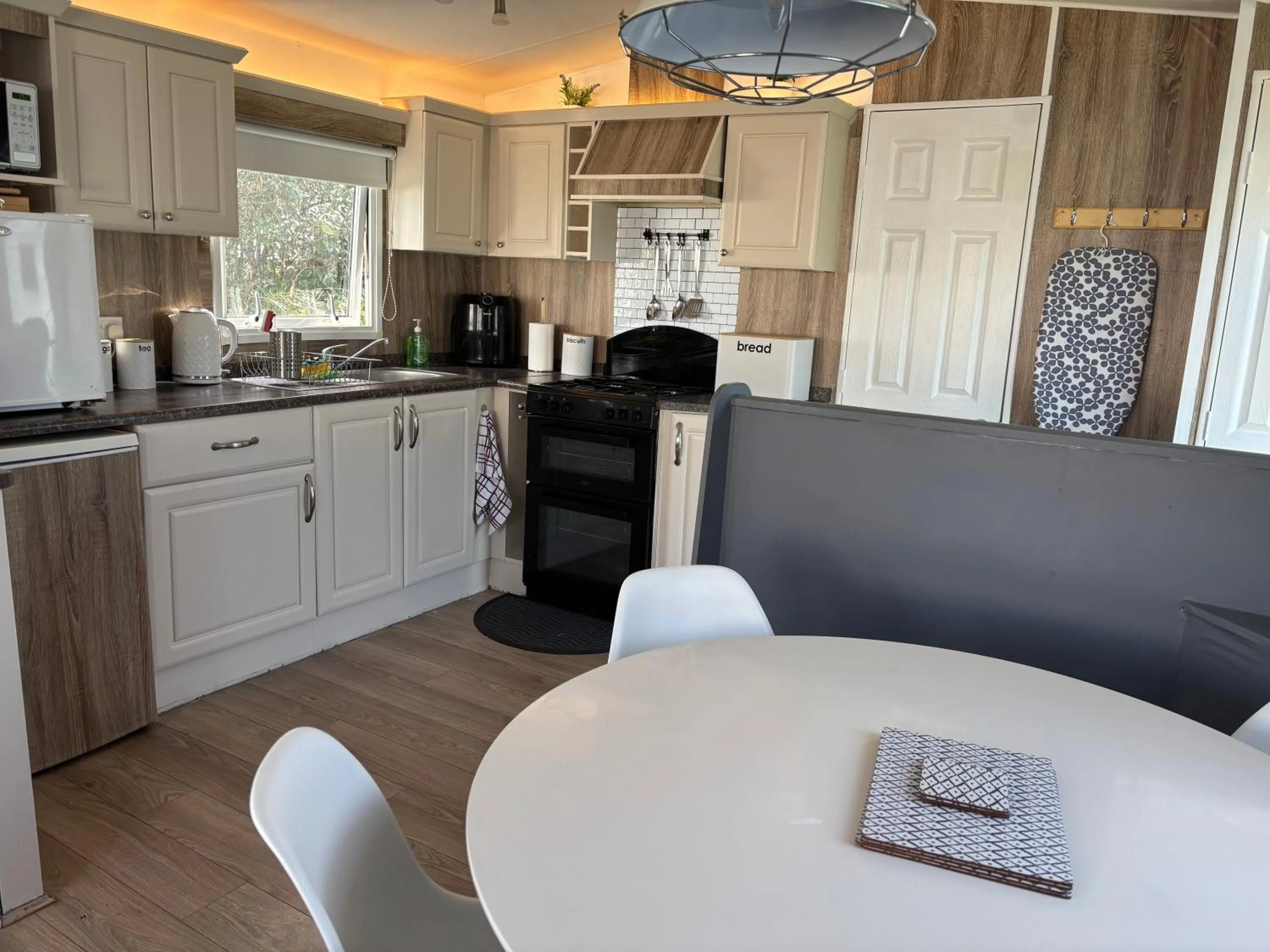 Seating area in Haven Caravan Park Cala Gran 3 bedrooms Fleetwood