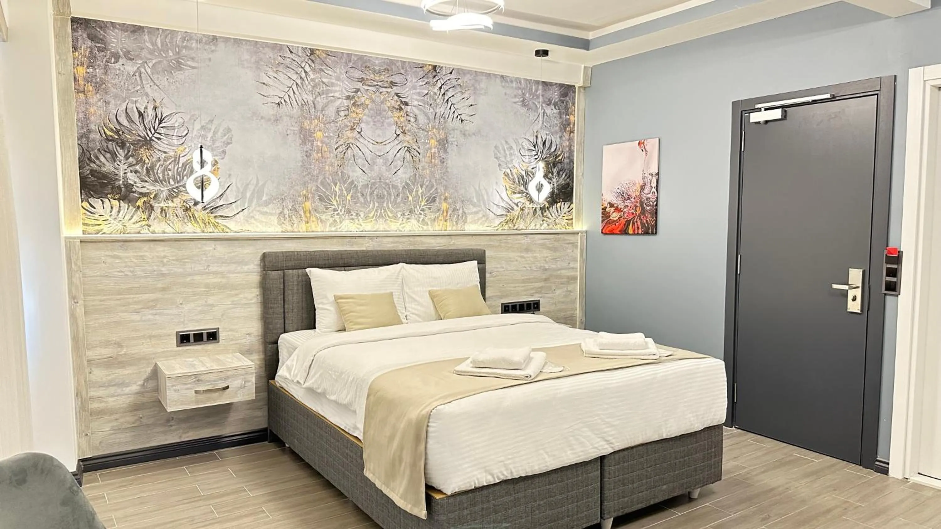 Bed in Blue Moonrise Hotel