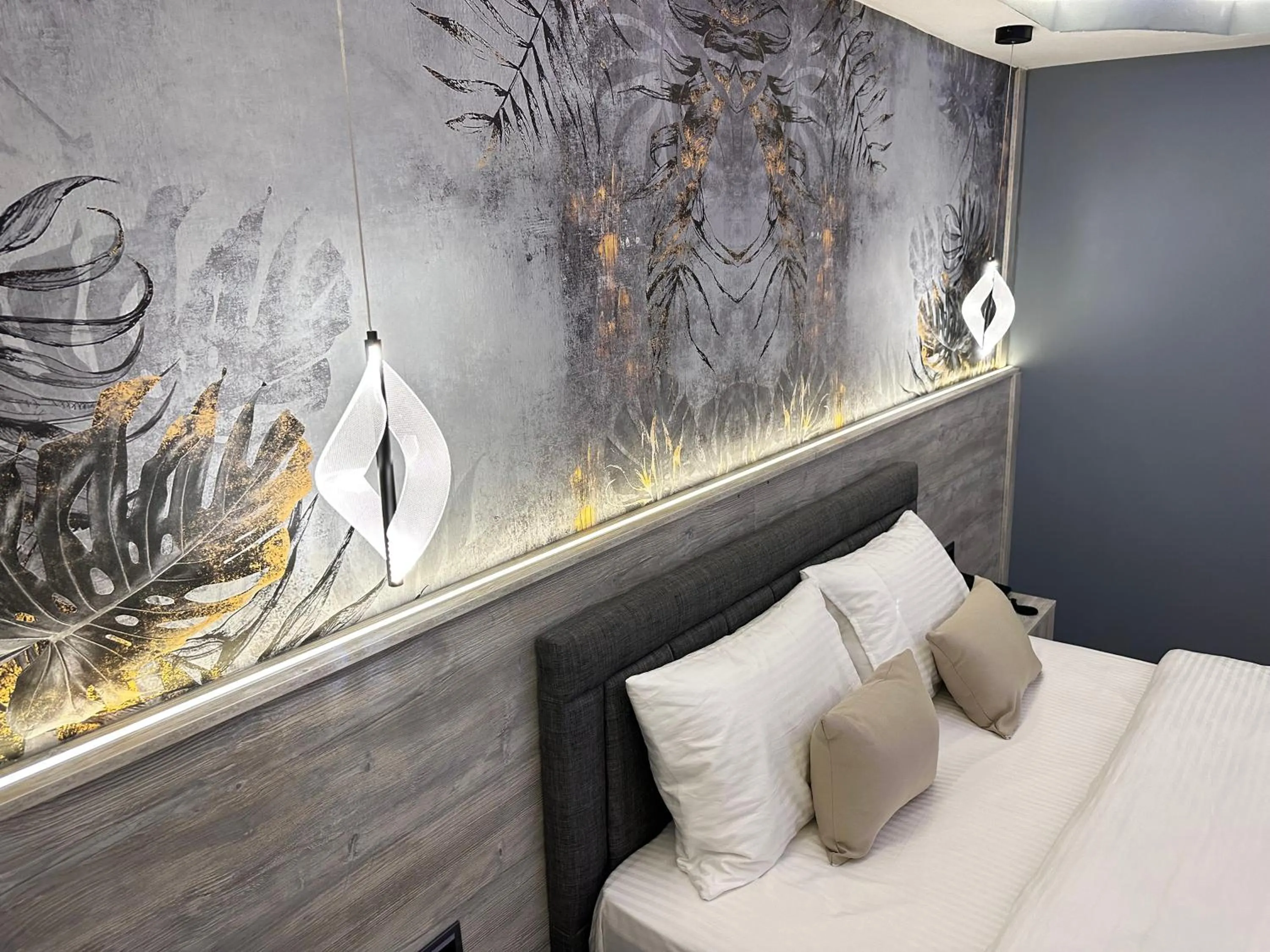 Bed in Blue Moonrise Hotel