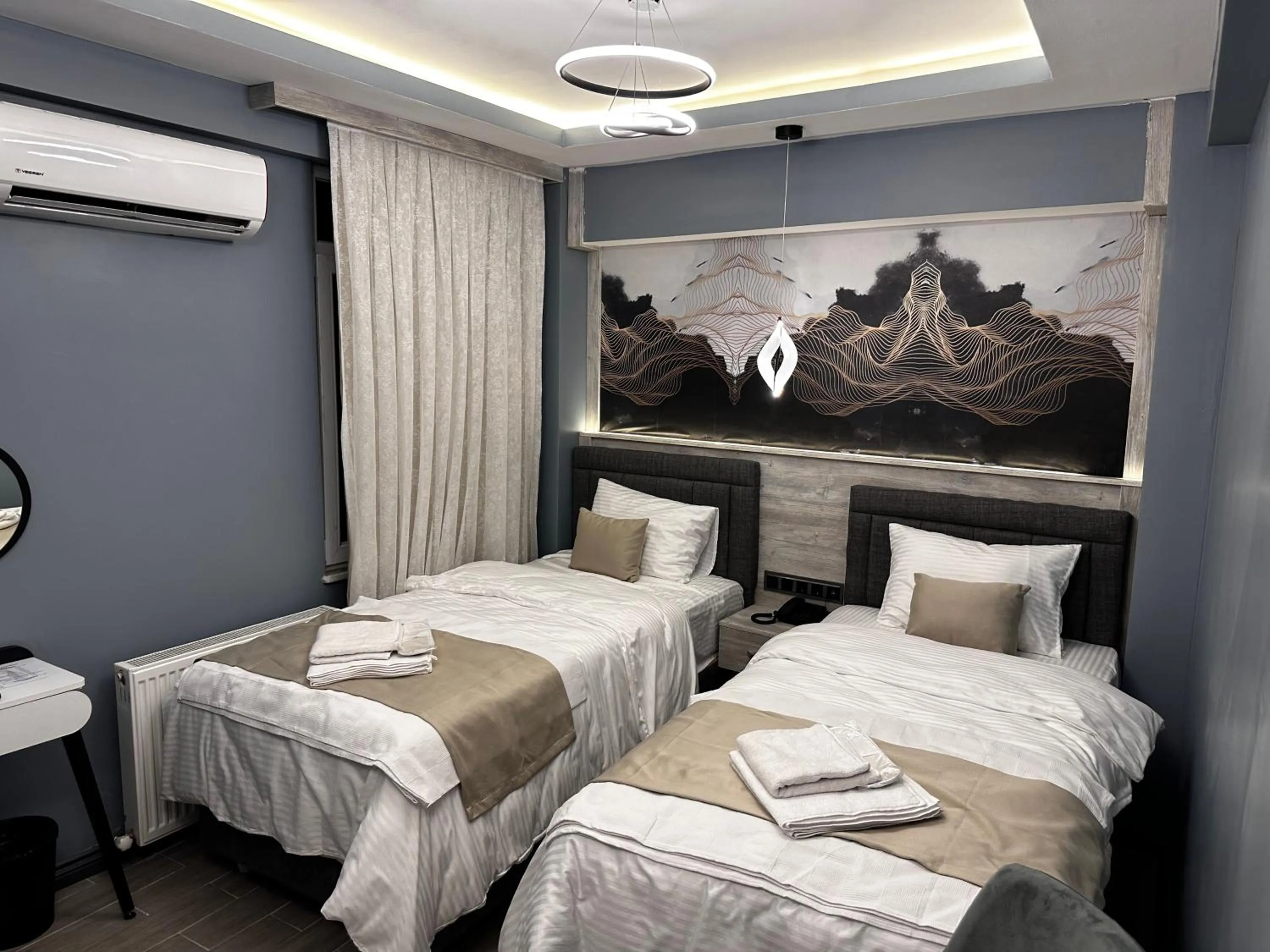 Bed in Blue Moonrise Hotel