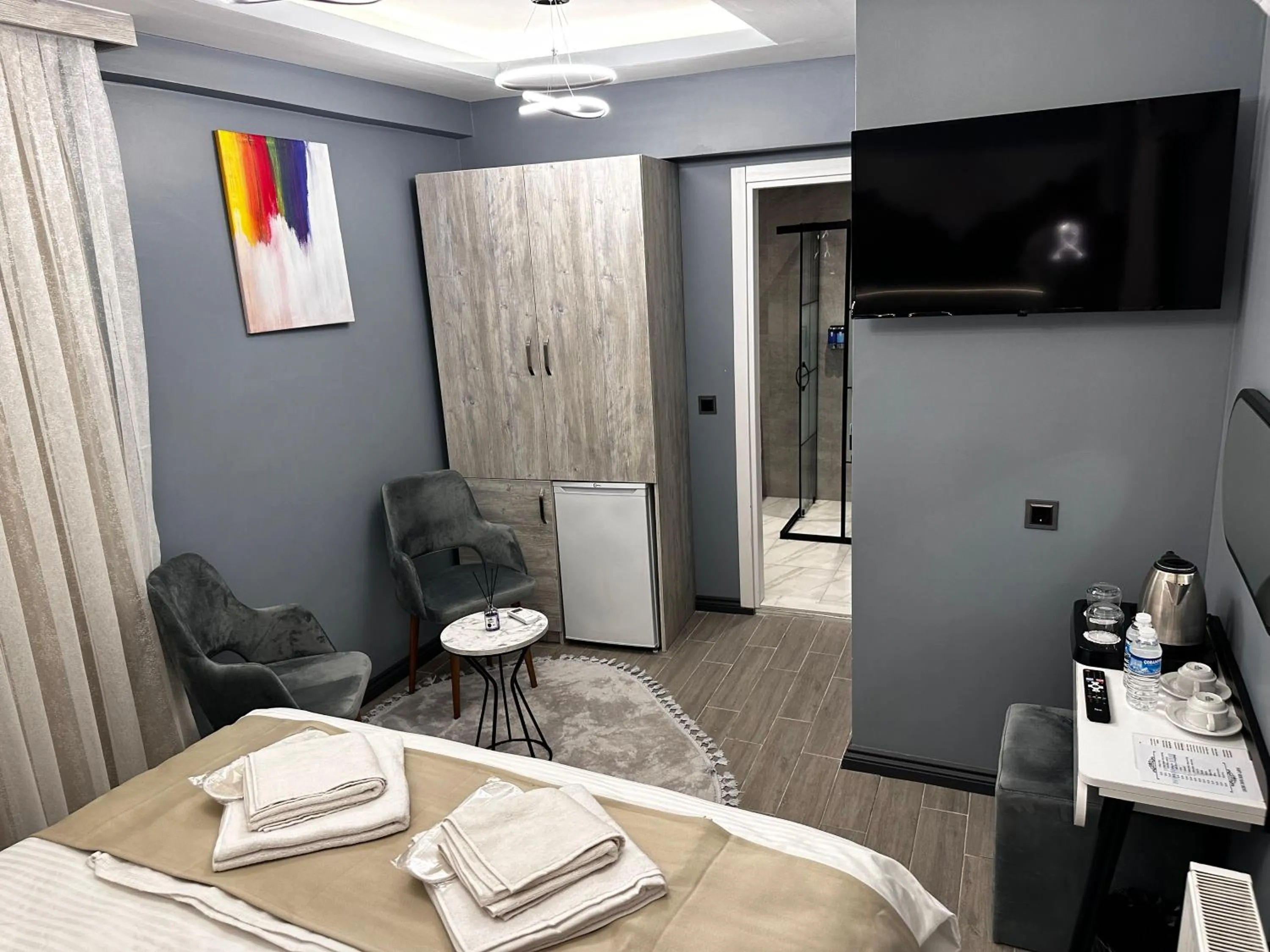 Bed in Blue Moonrise Hotel