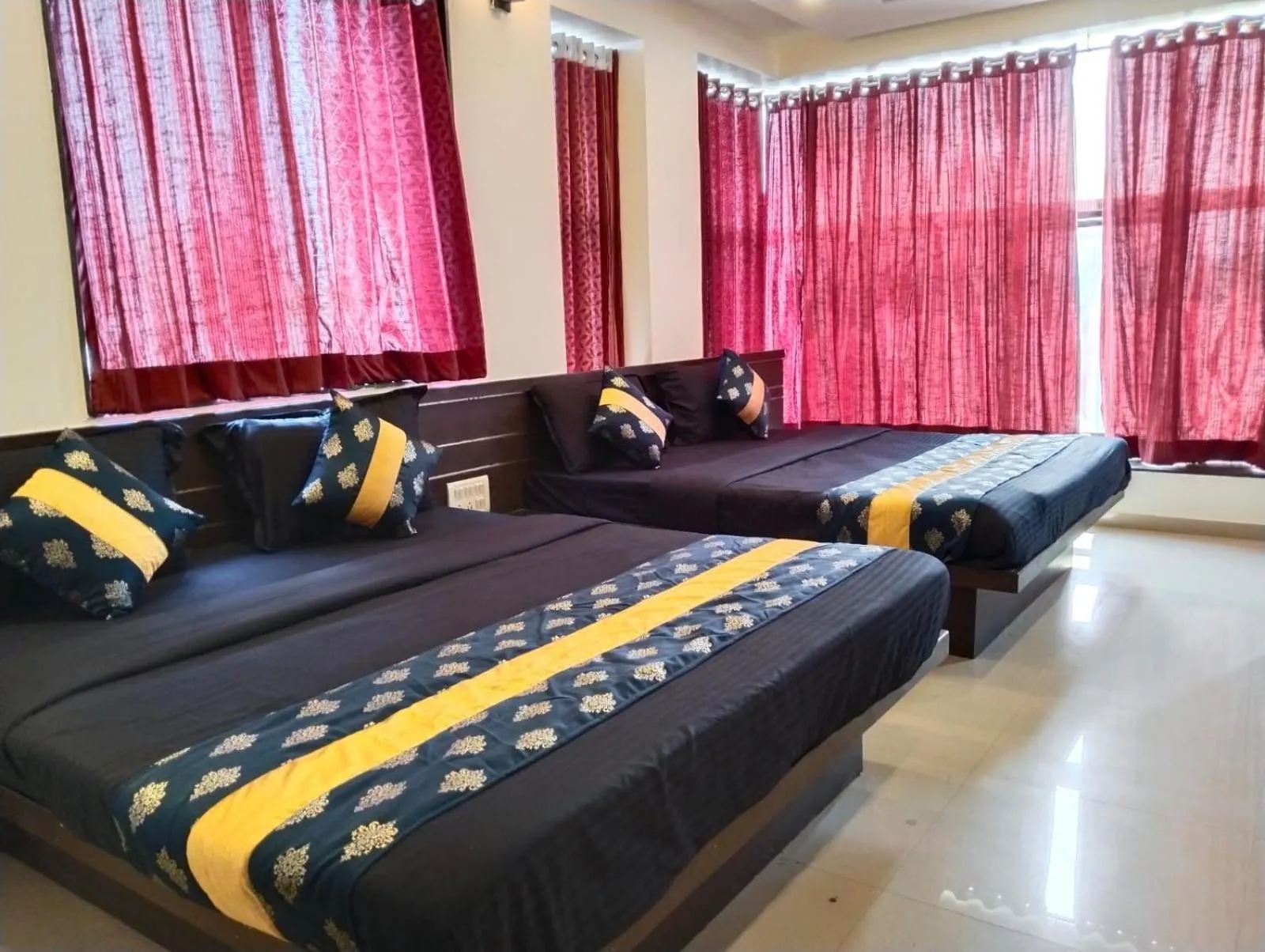 Photo of the whole room, Bed in Hotel Shri Govind