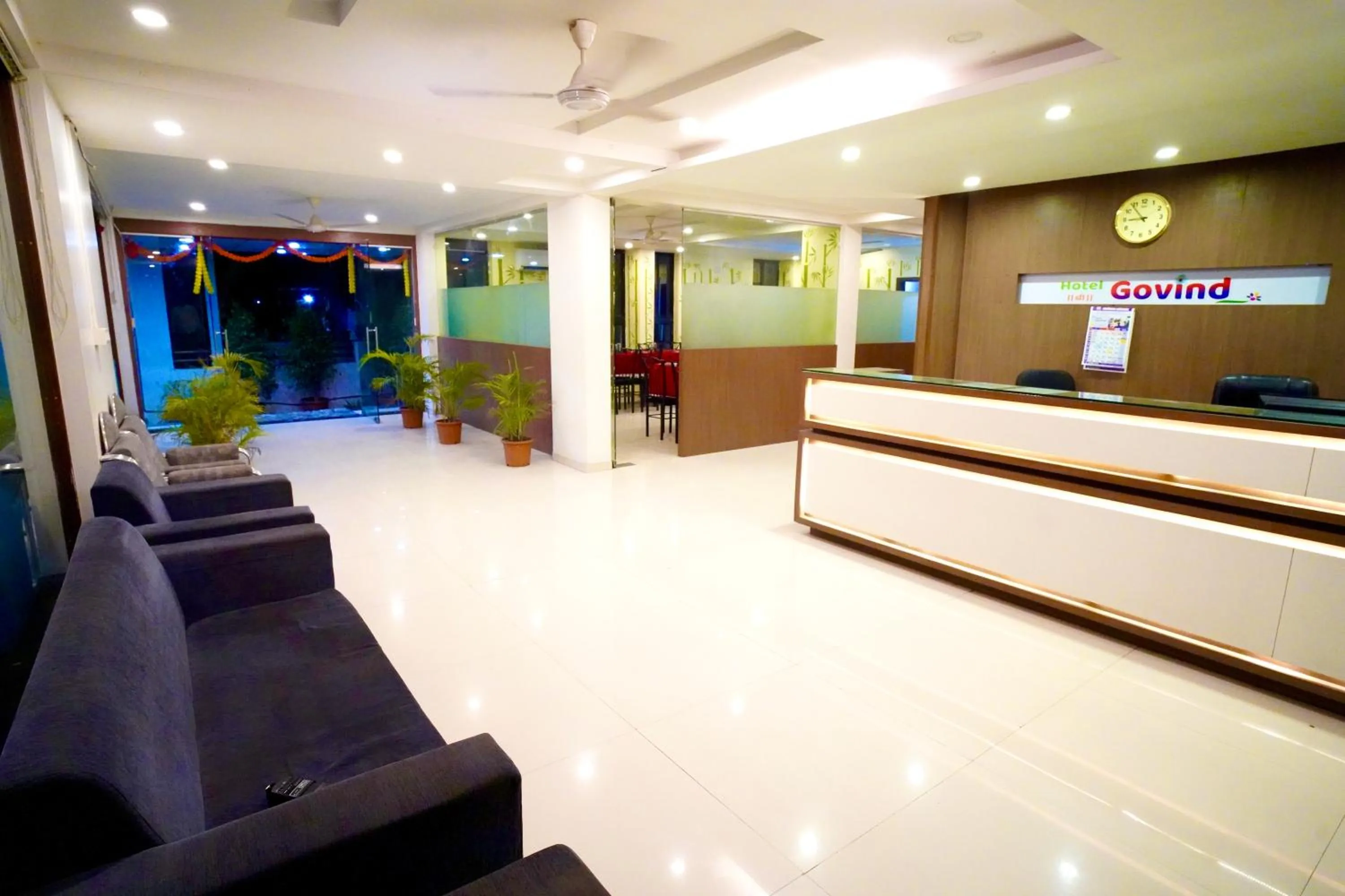 Lobby or reception in Hotel Shri Govind