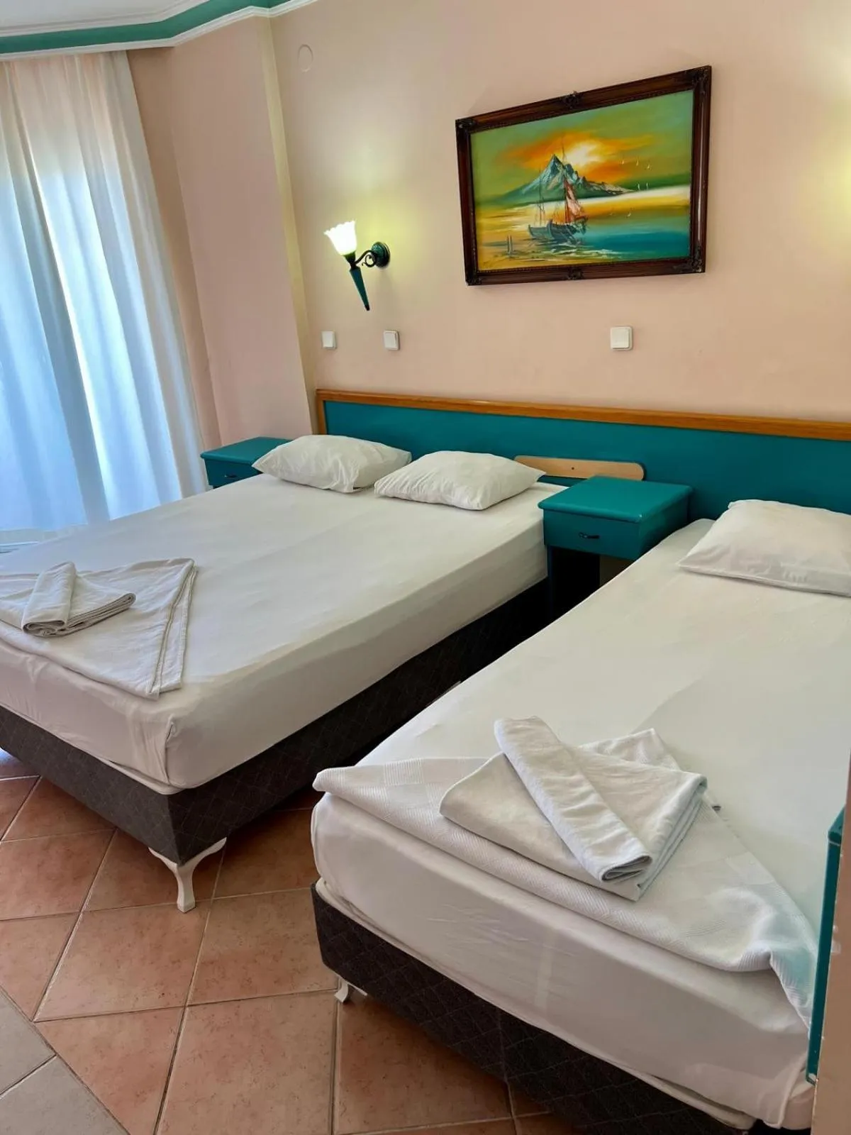 Bed in KLEOPATRA SUNLIGHT HOTEL