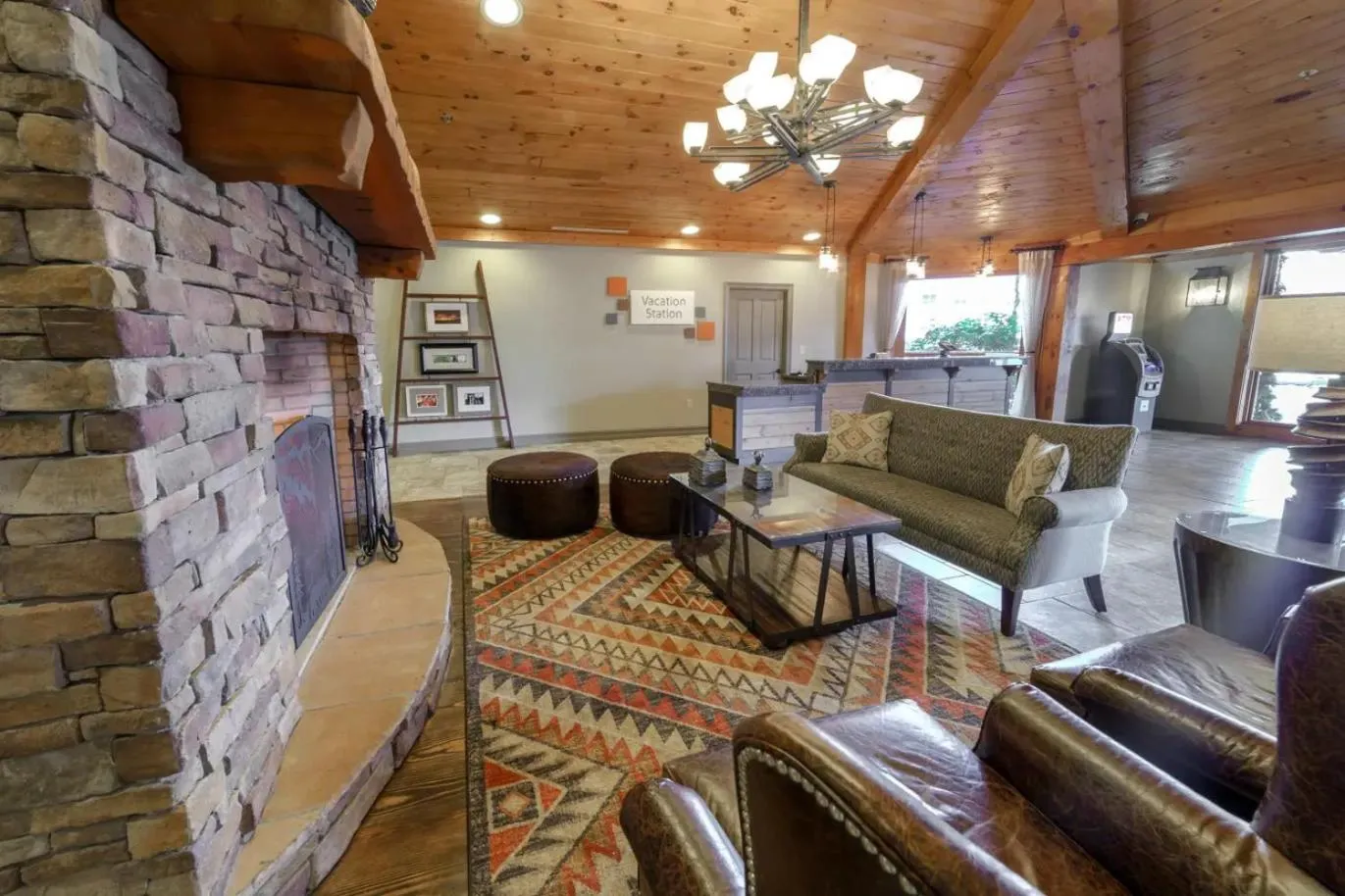 Seating area in Holiday Inn Club Vacations Smoky Mountain Resort
