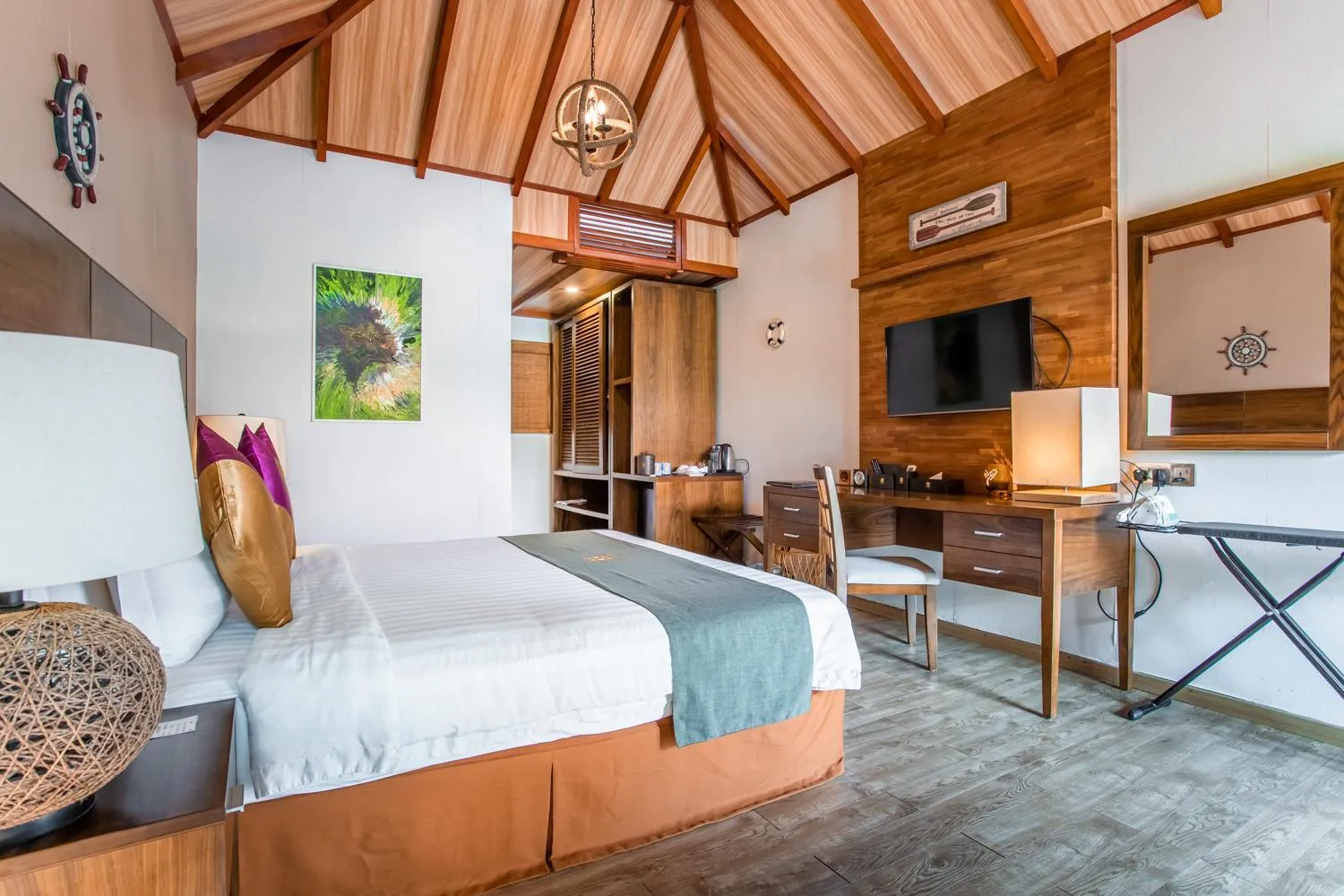 Bed in Plumeria Maldives