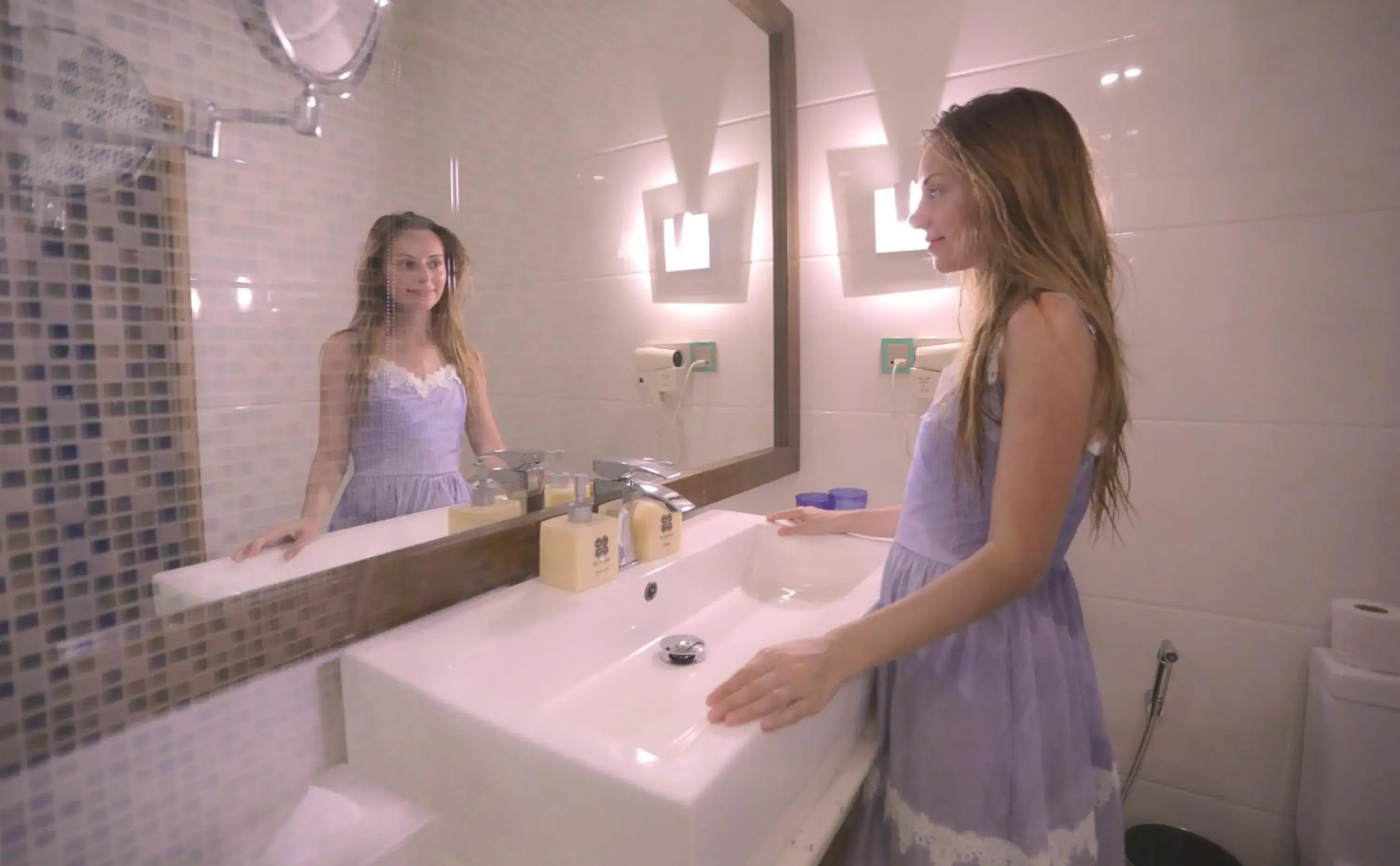 Bathroom in Plumeria Maldives Bathroom in Plumeria Maldives