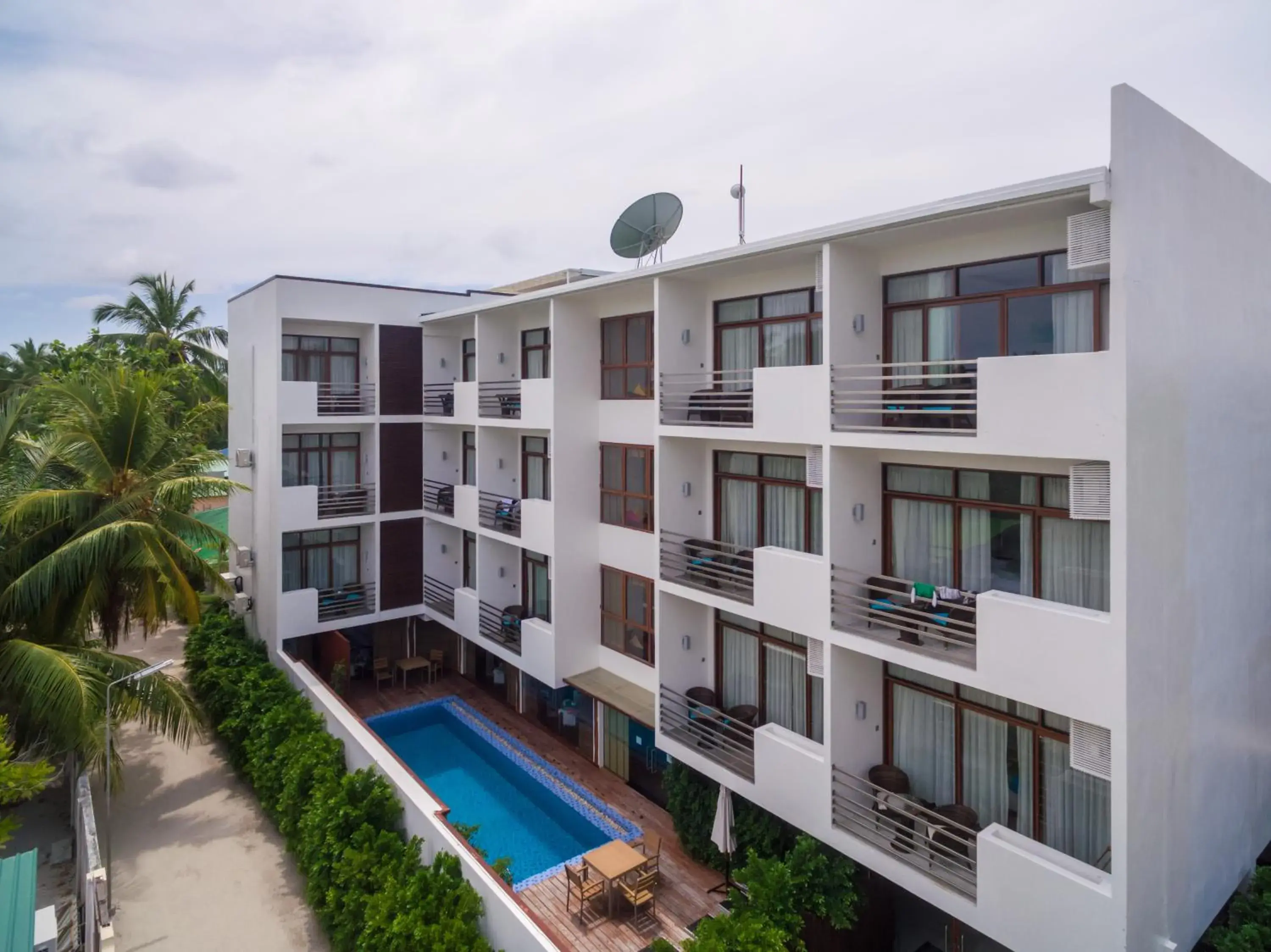 Street view in Plumeria Maldives Street view in Plumeria Maldives