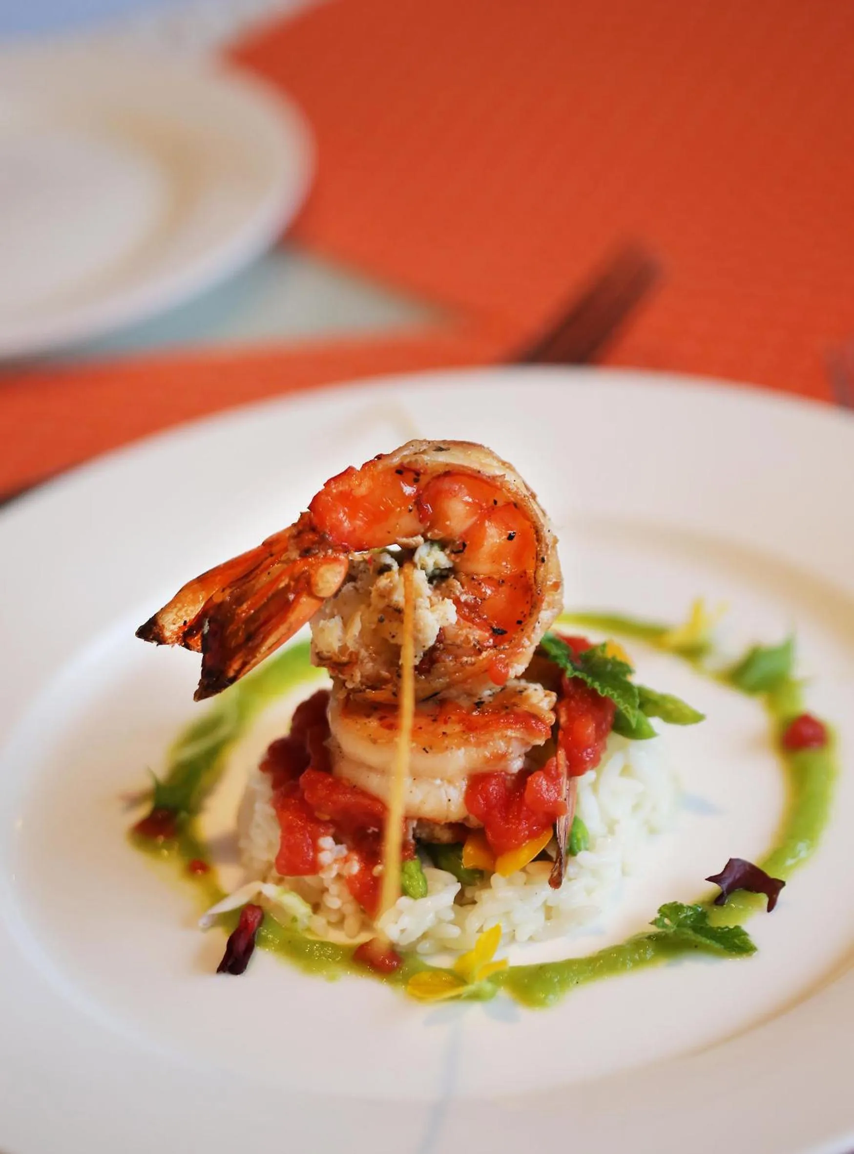 Food close-up in Plumeria Maldives