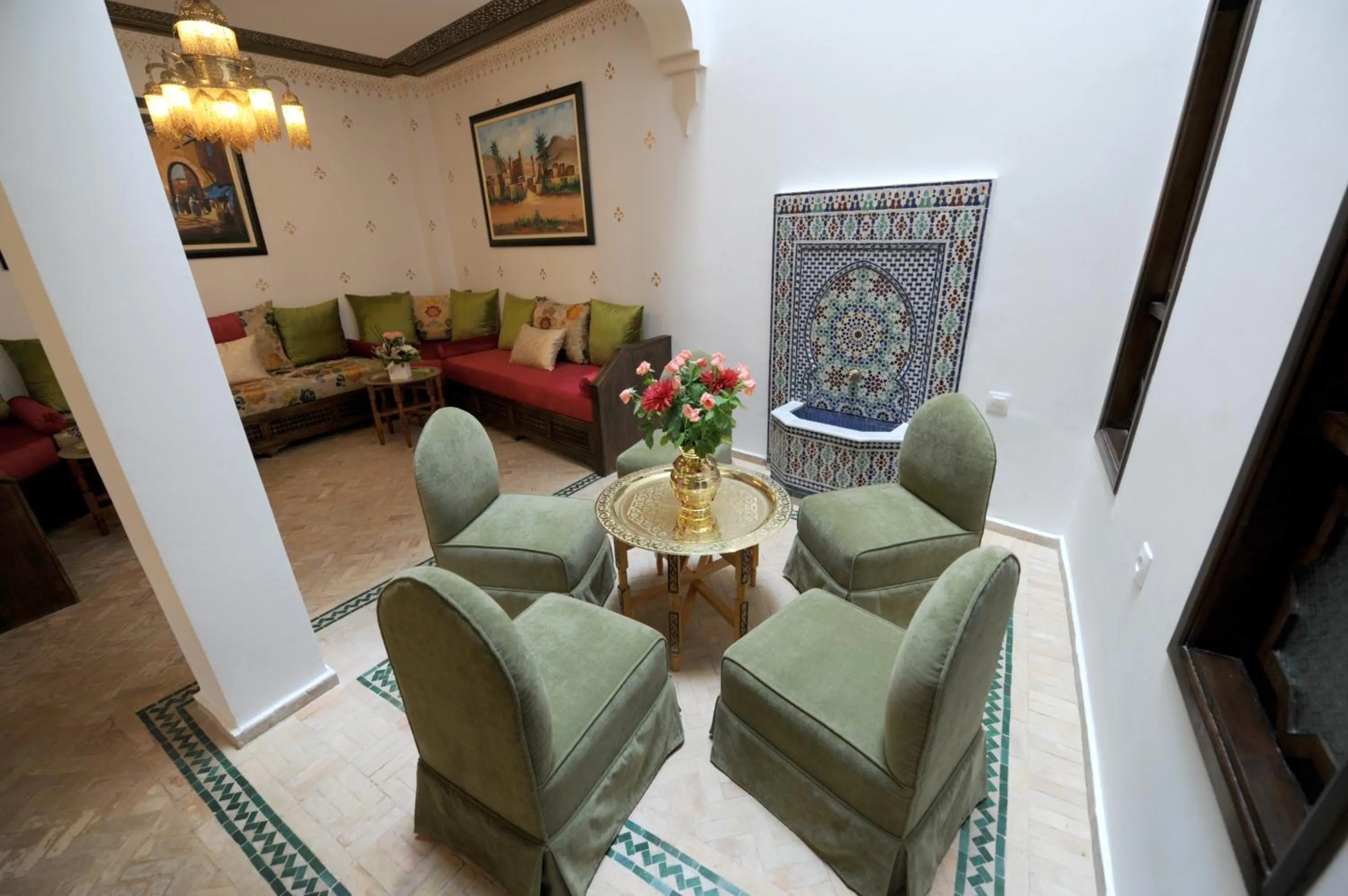 Living room in Dar Yasmine