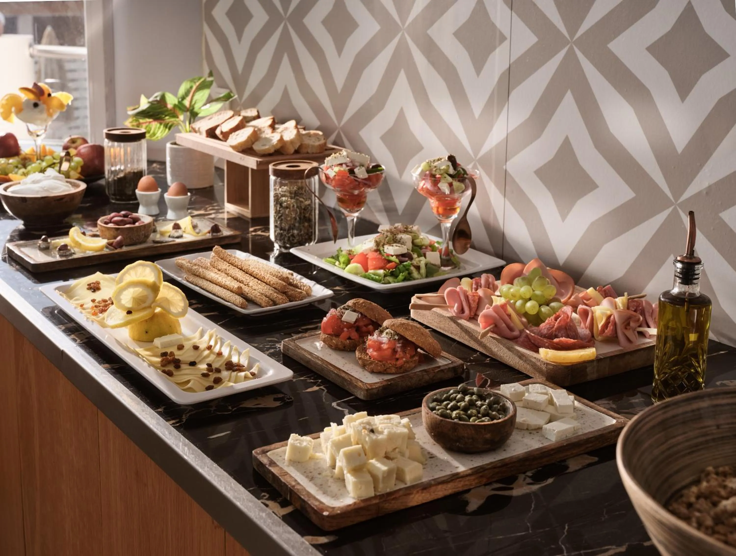 Buffet breakfast in Zante Atlantis Hotel