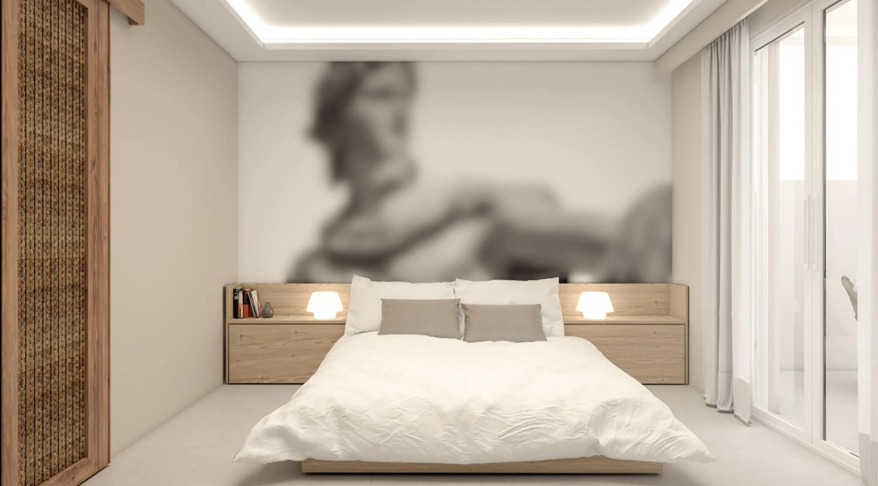 Bedroom, Bed in Zante Atlantis Hotel