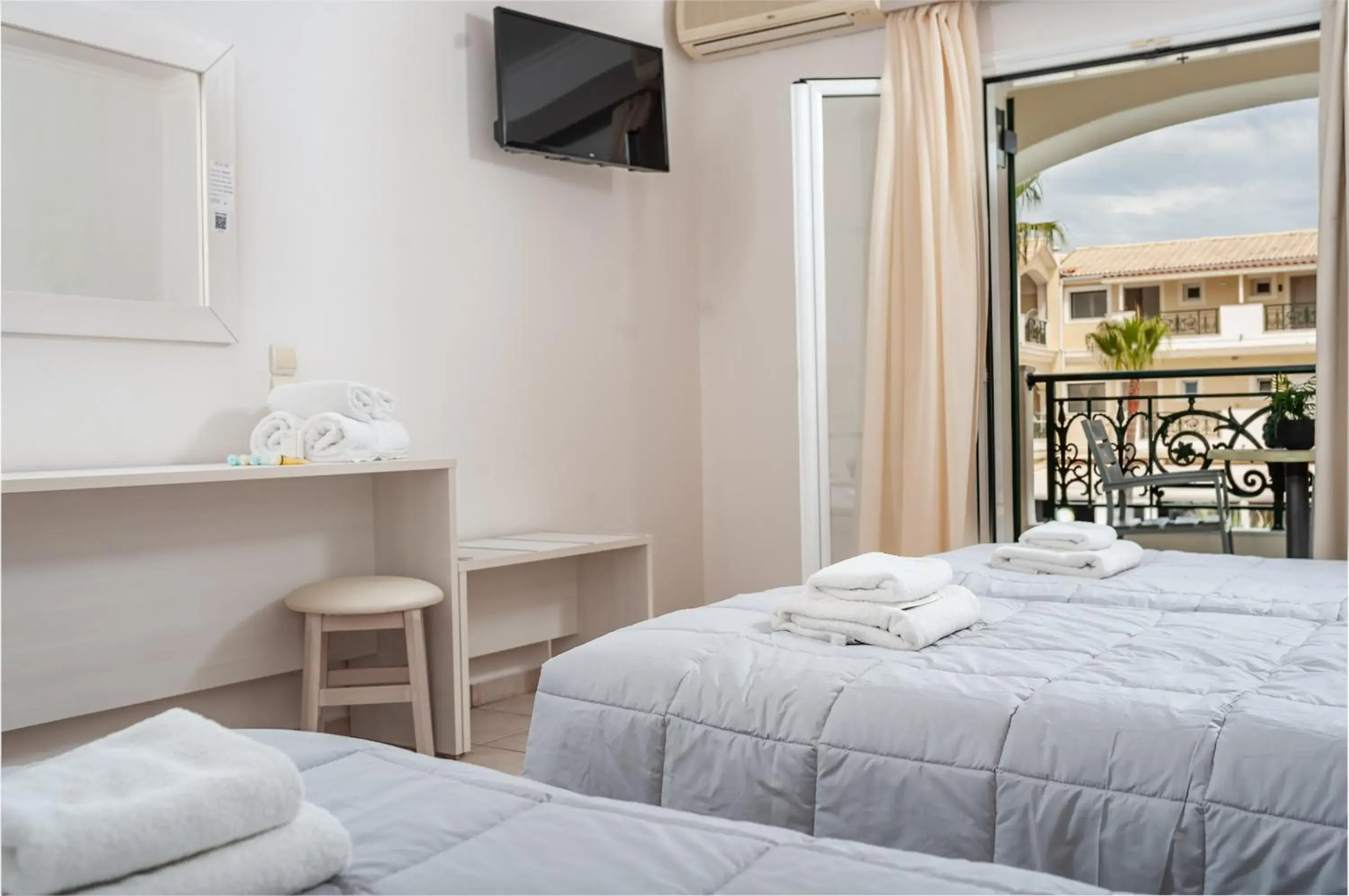 Bedroom, Bed in Zante Atlantis Hotel Bedroom, Bed in Zante Atlantis Hotel