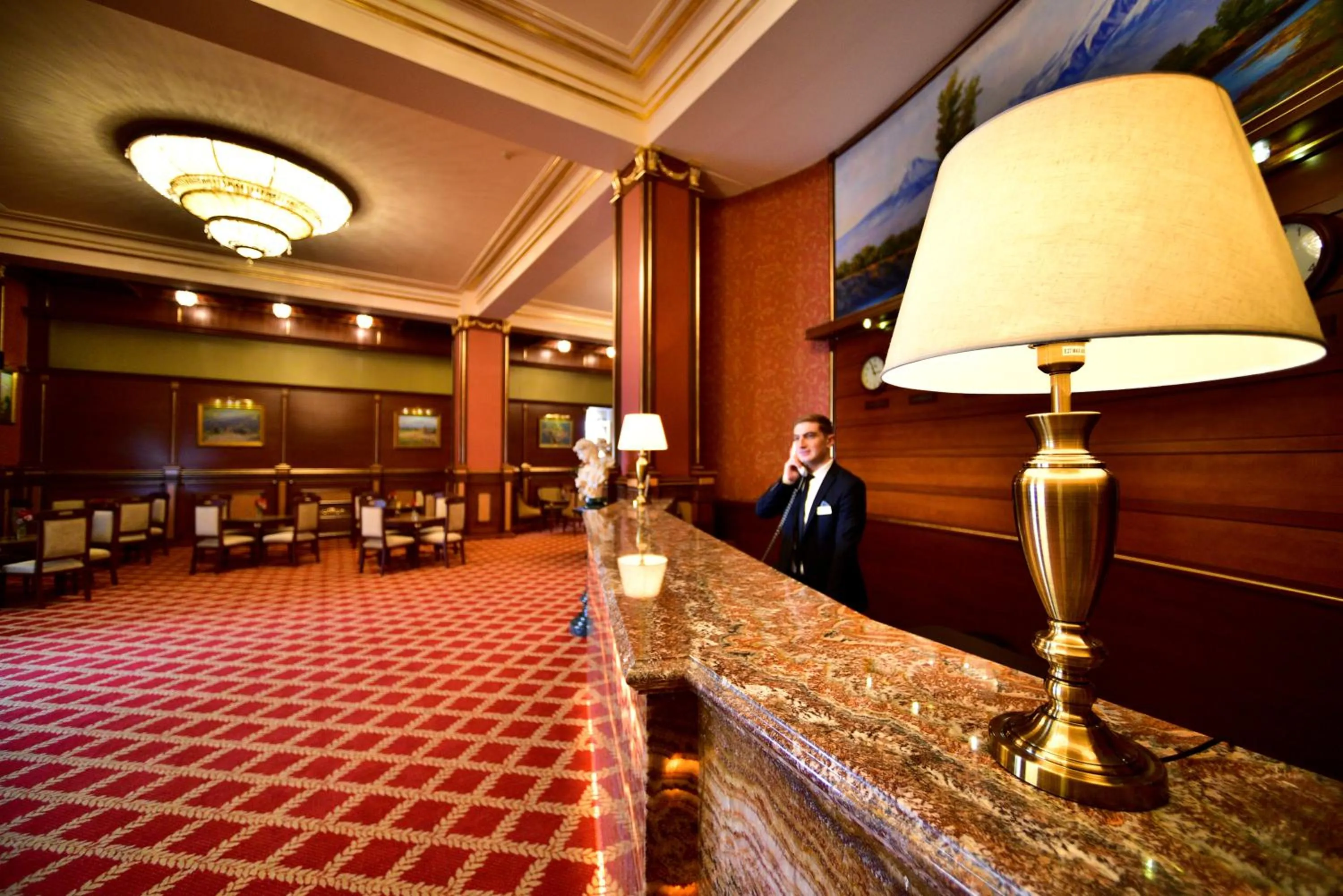 Lobby or reception in METROPOL HOTEL Yerevan