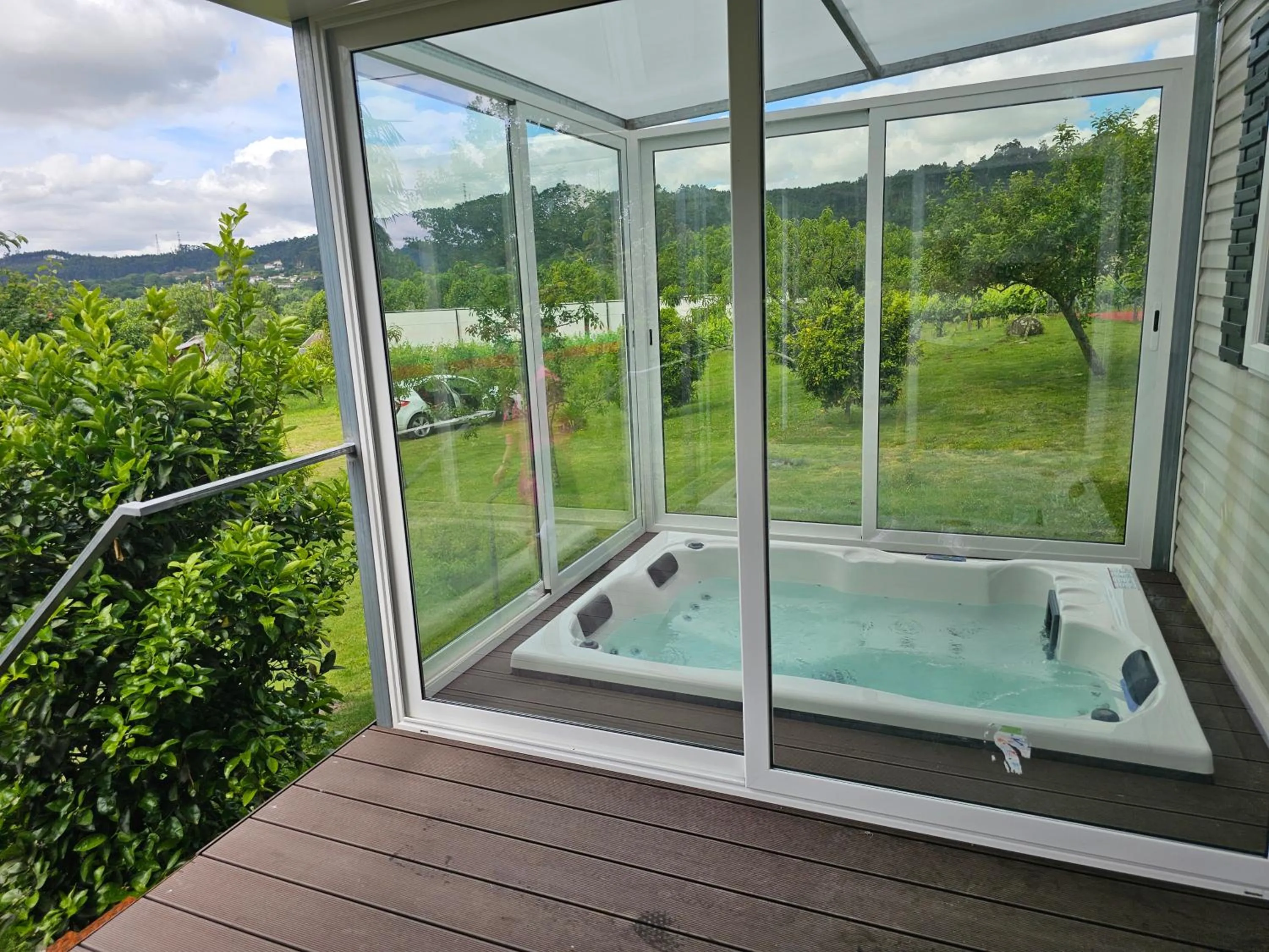 Hot Tub in Quinta Lama de Cima