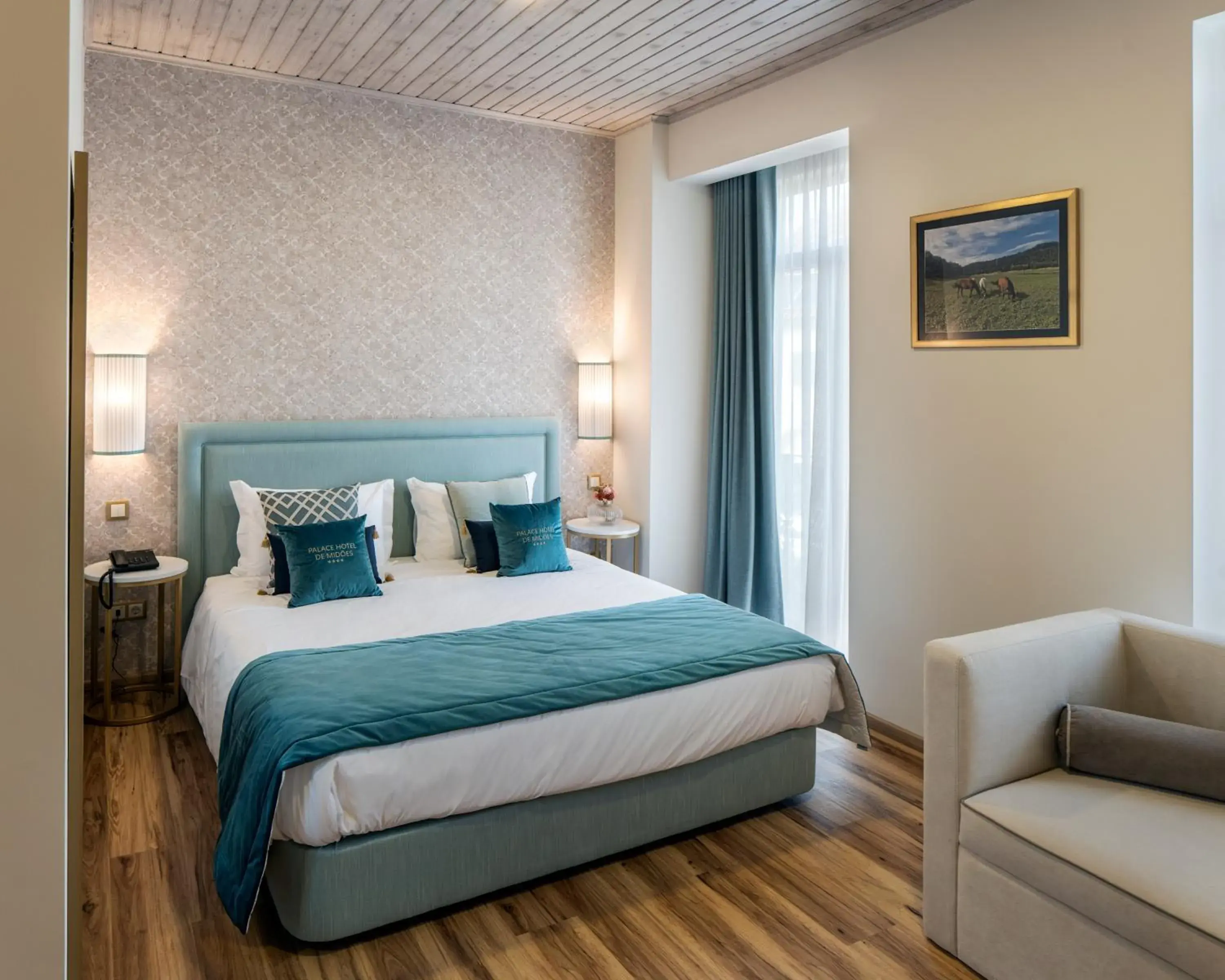 Superior Double or Twin Room with City View in Palace Hotel de Midões Superior Double or Twin Room with City View in Palace Hotel de Midões