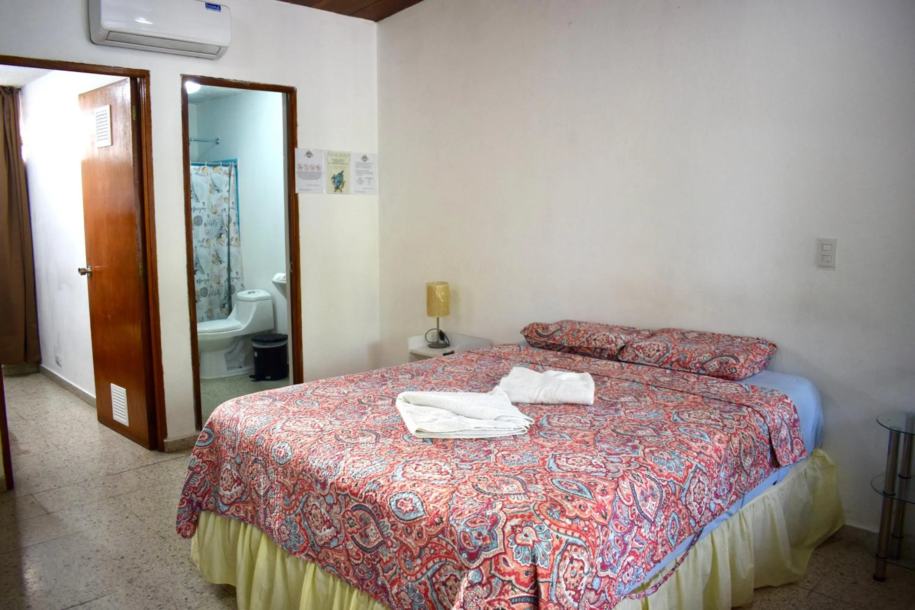 Bed in Volcano Hostal y Restaurante