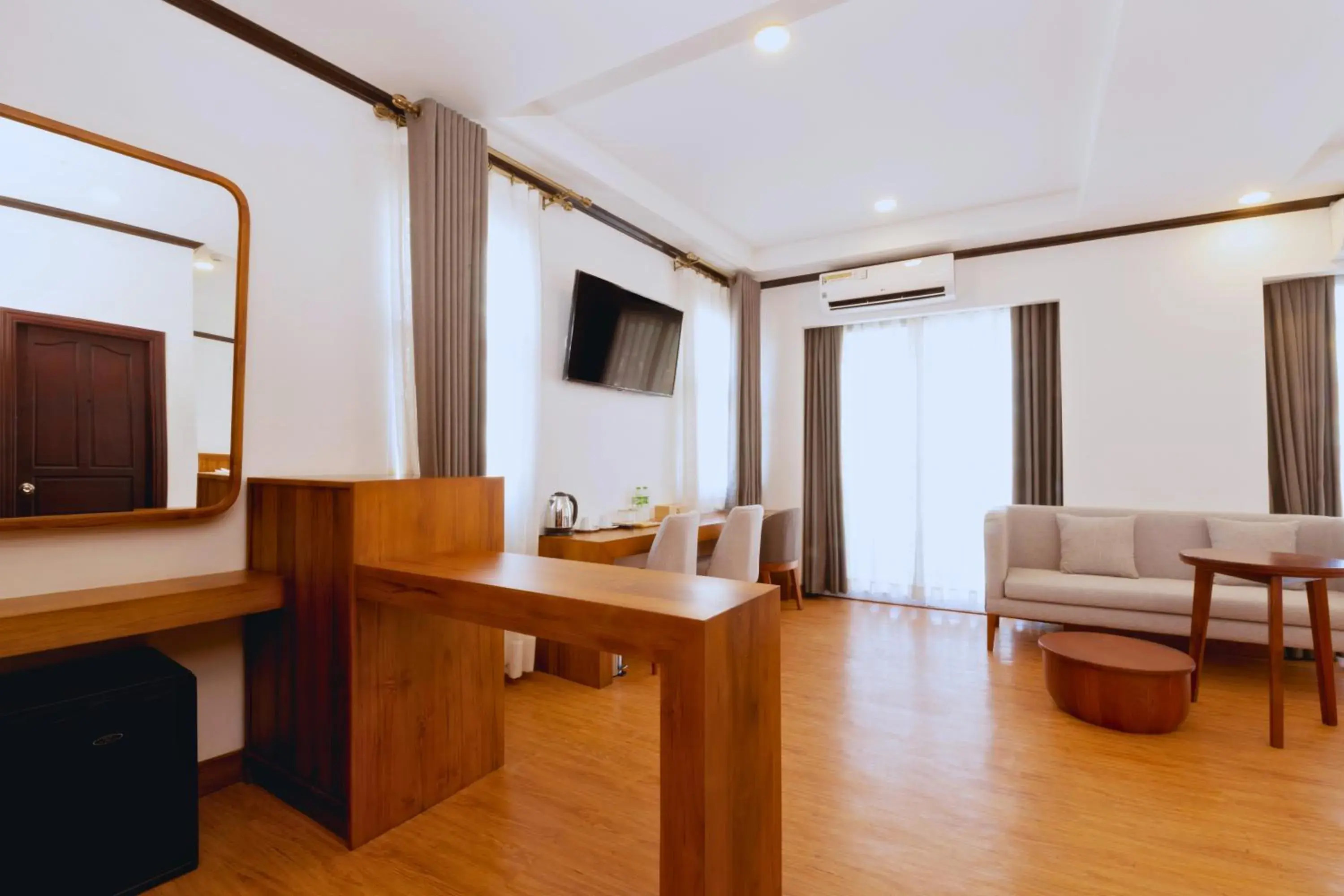 Living room in Oudomsin VangVieng Hotel Living room in Oudomsin VangVieng Hotel