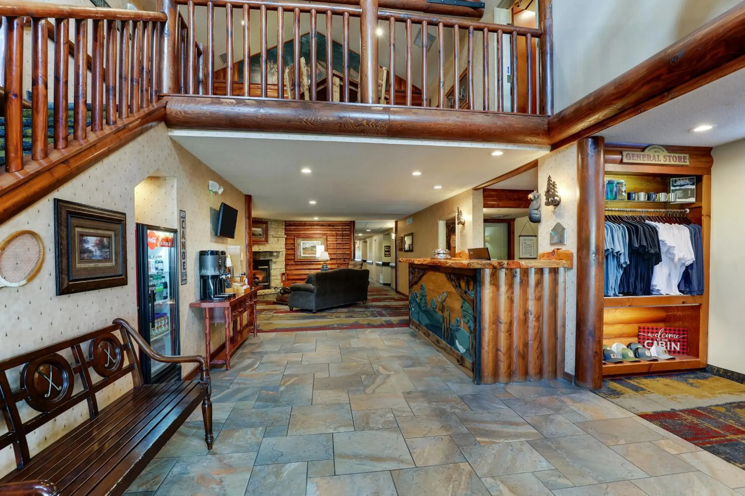 Lobby or reception in Stoney Creek lnn Galena Lobby or reception in Stoney Creek lnn Galena