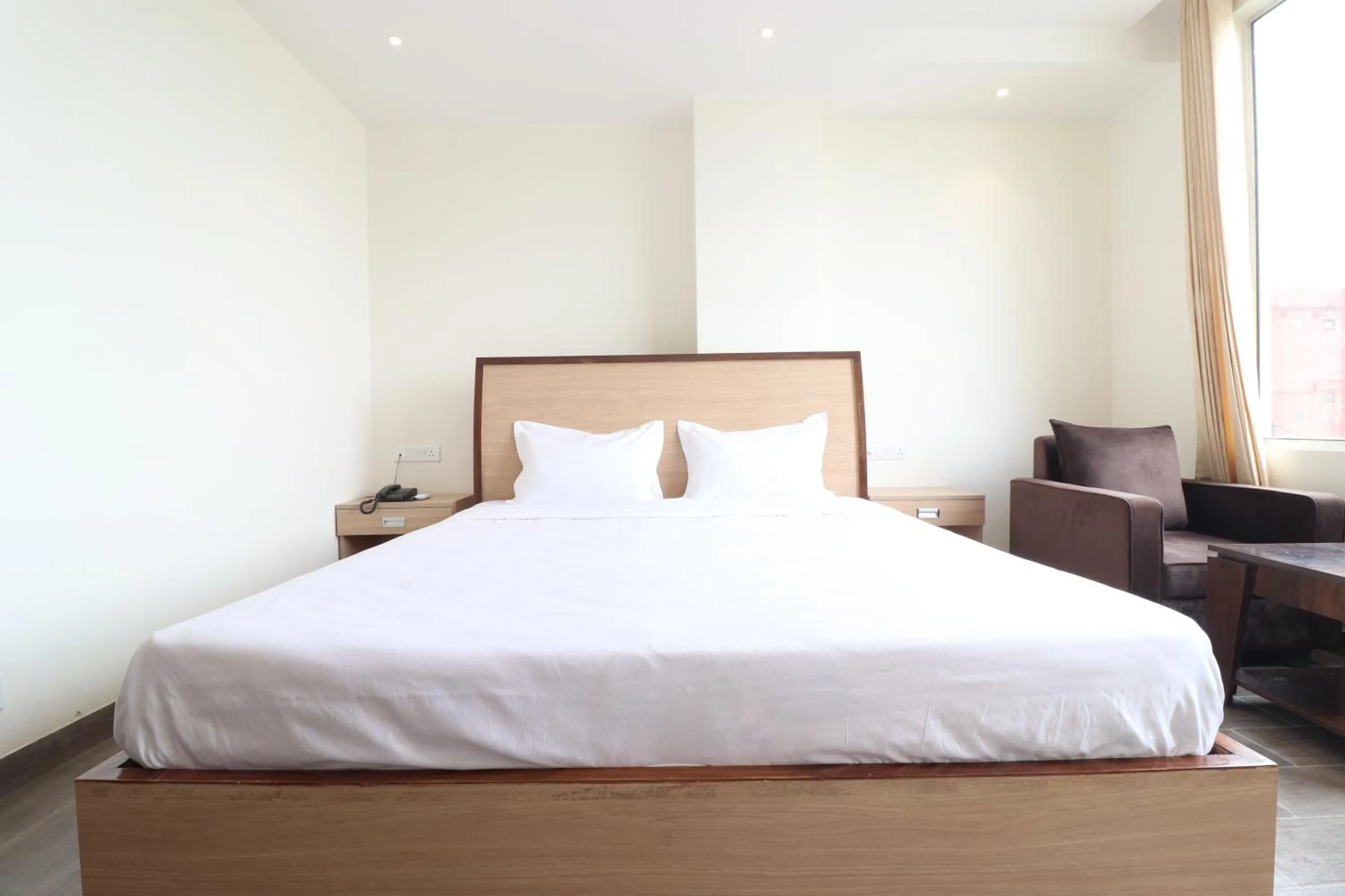 Bed in HOTEL JP ROYAL