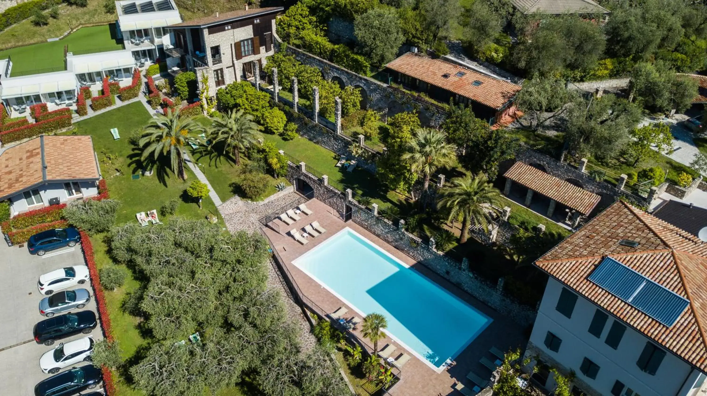 Bird's eye view, Pool View in Hotel Livia