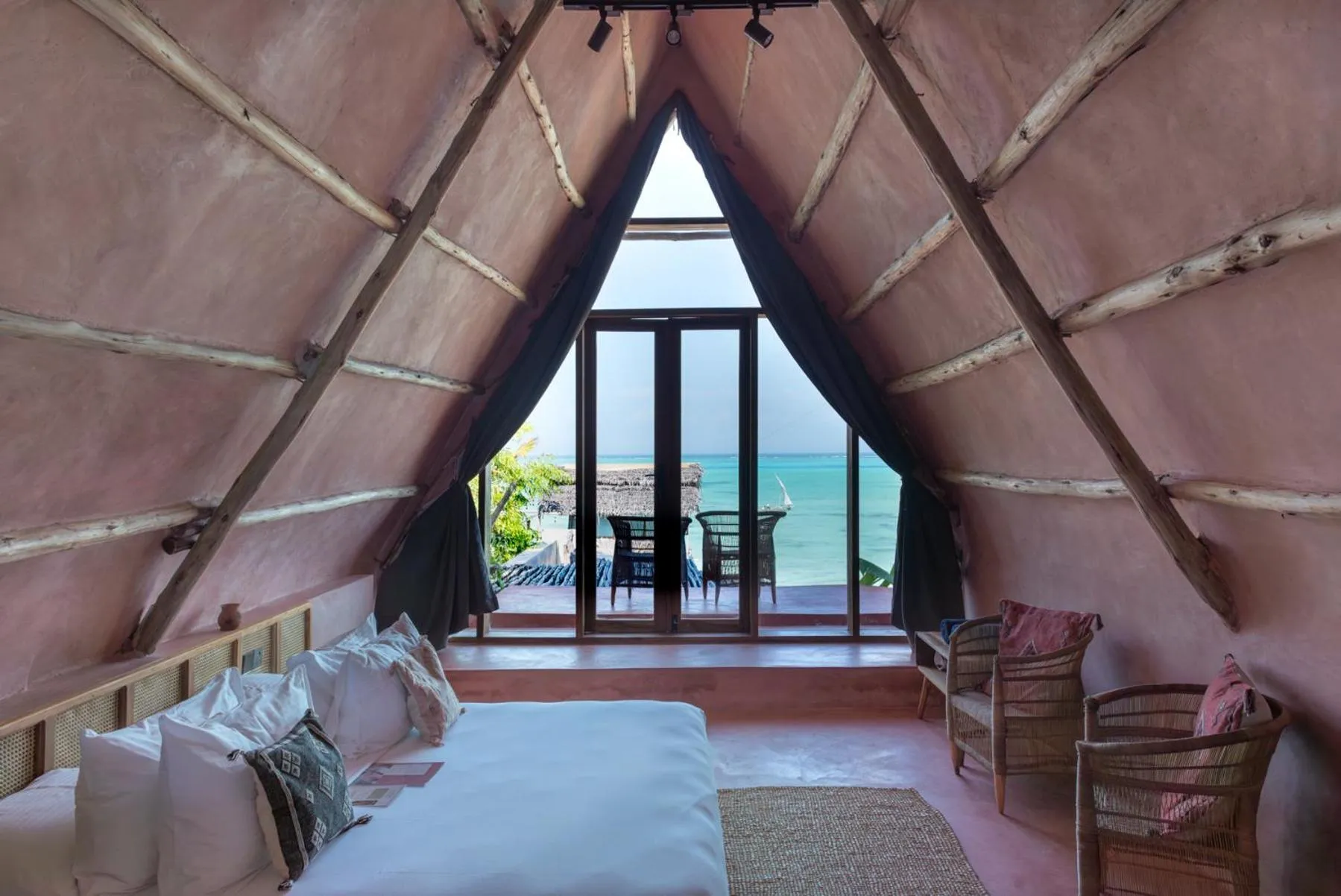 Bed in Be Zanzibar Boutique Hotel